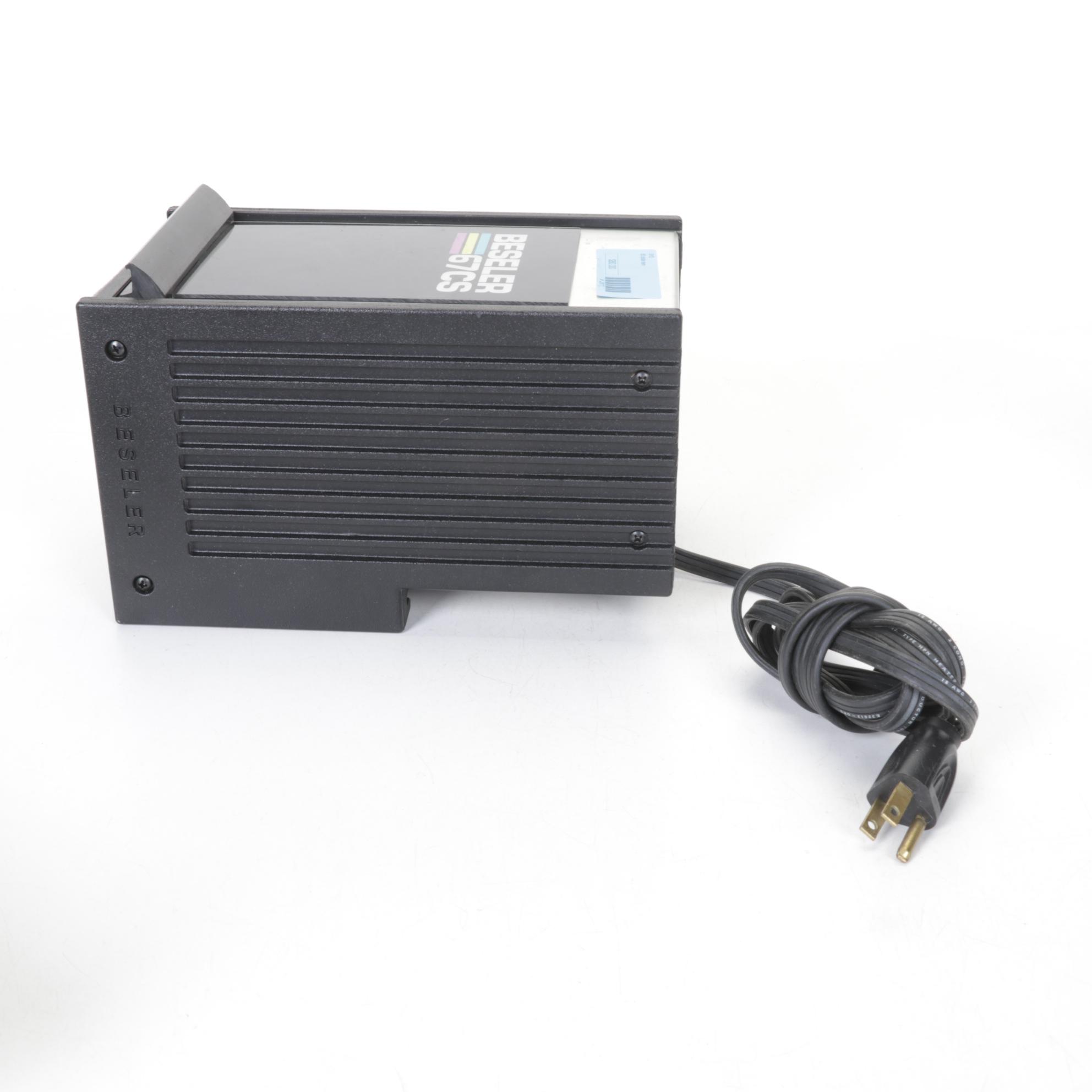 Beseler 67CS Lamphouse with Negative File Binder & More Enlarger Accessories