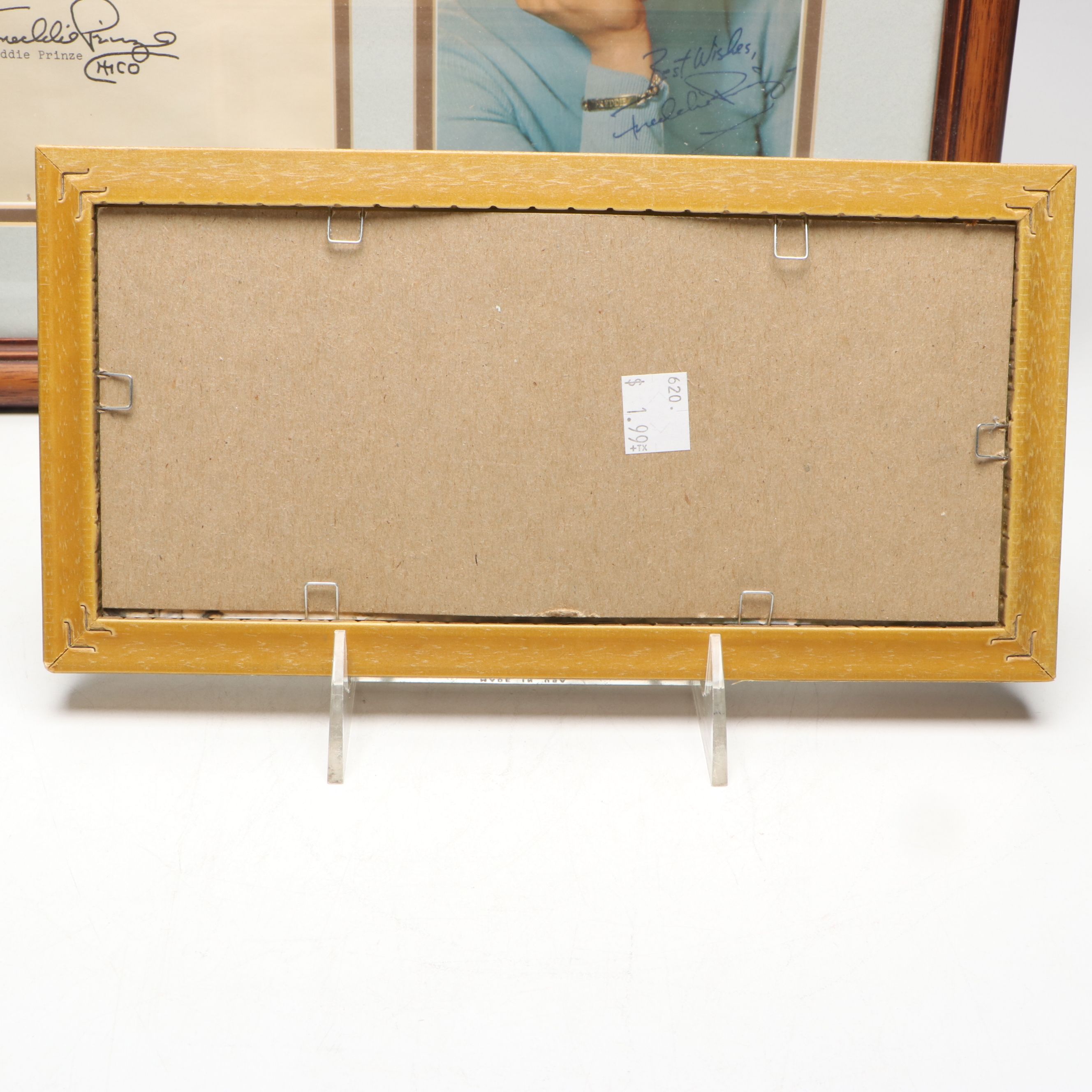 Freddie Prinze, Jon Voight and Gordon Jump Signed Portrait Prints and Dollar