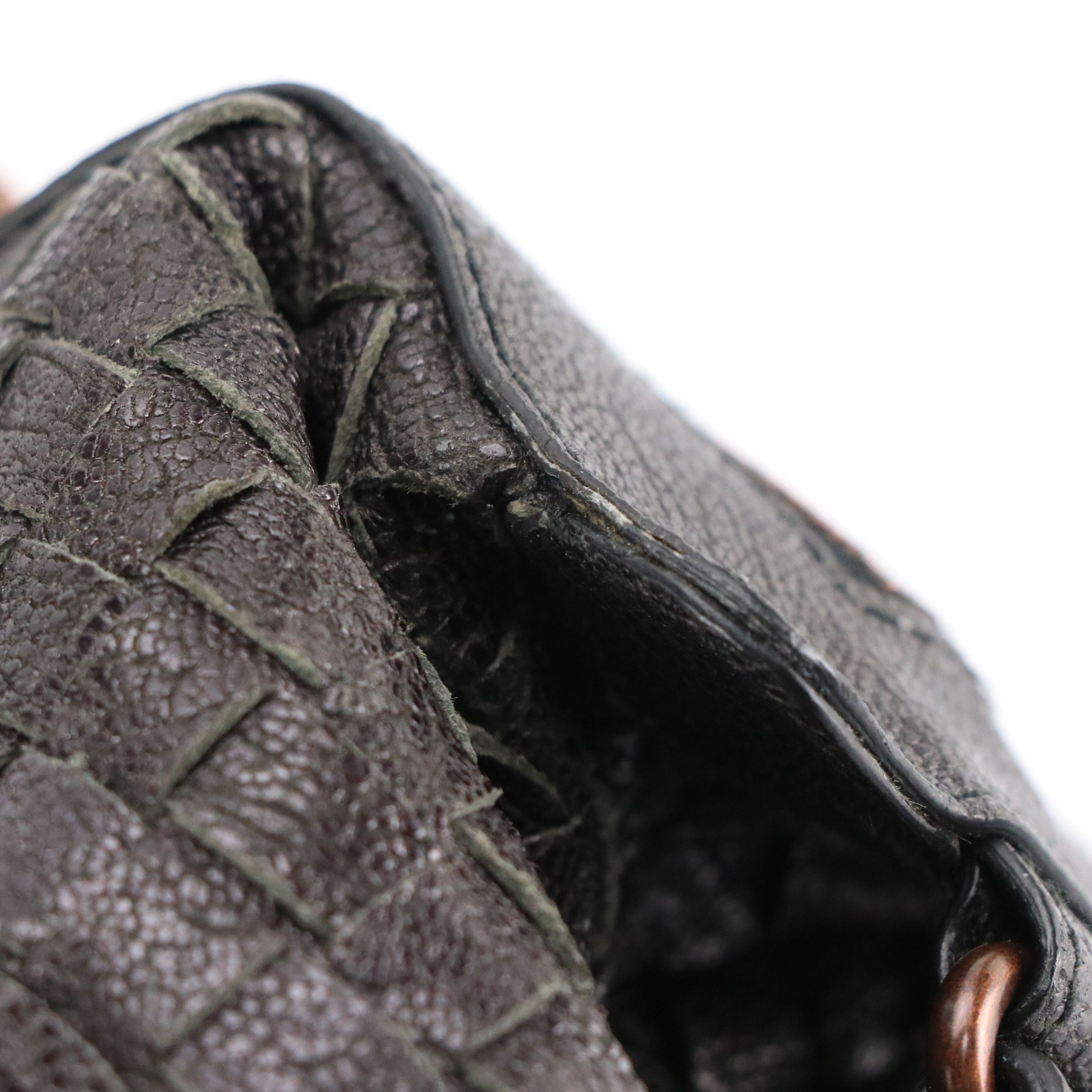 Bottega Veneta Matita East West Belly Bag in Intrecciato Woven Goatskin Leather