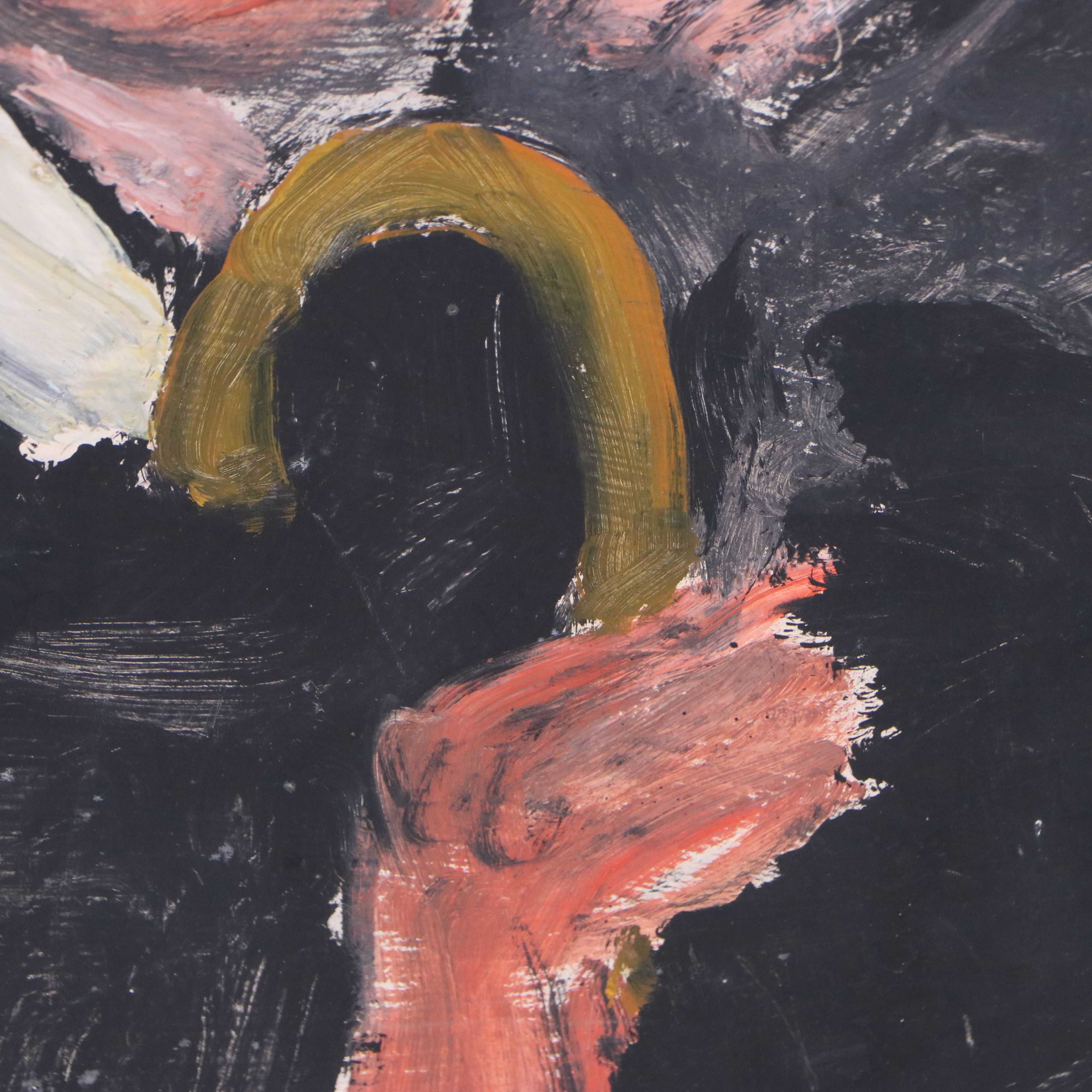 Justin McCarthy Oil Painting "Top Hats," 1964