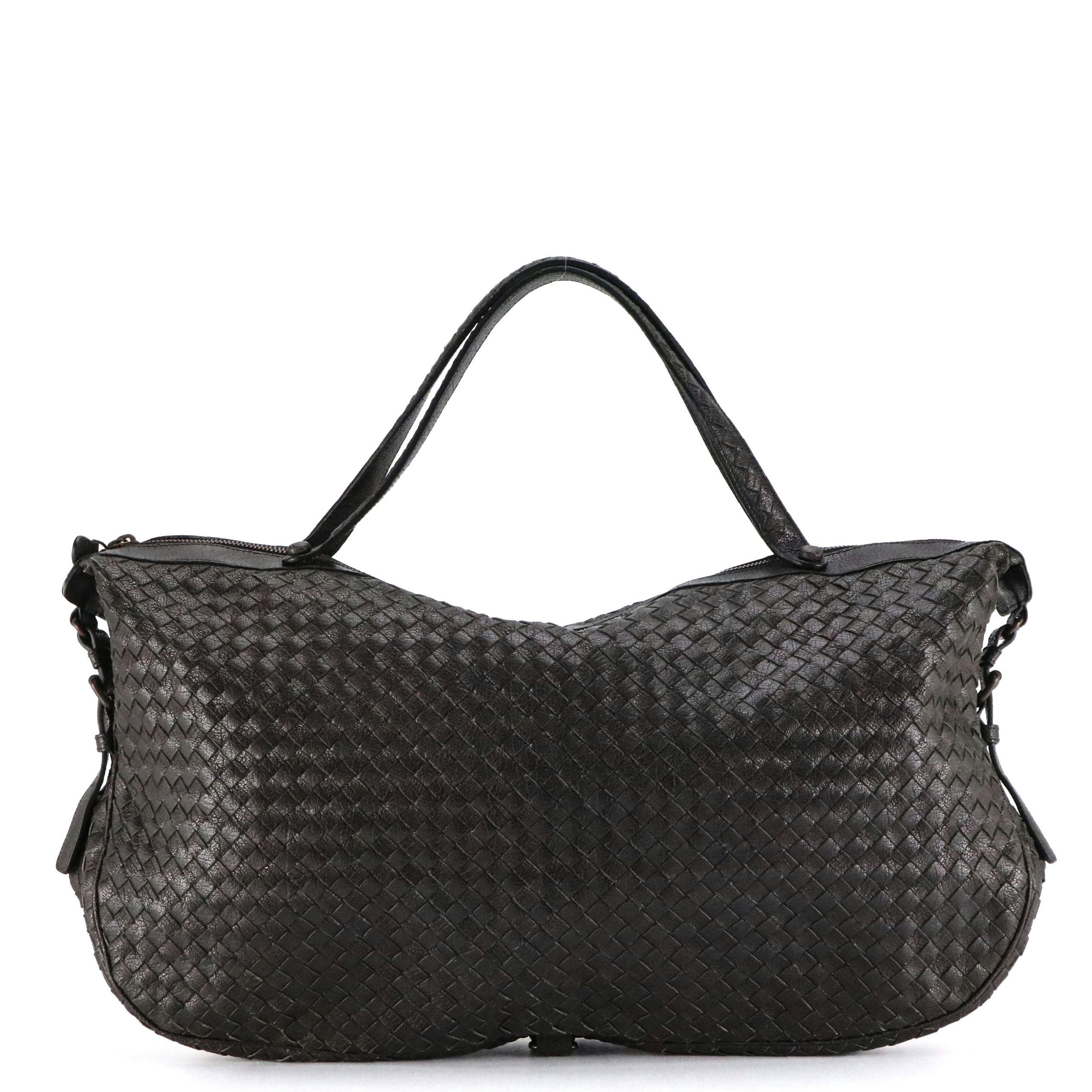 Bottega Veneta Matita East West Belly Bag in Intrecciato Woven Goatskin Leather