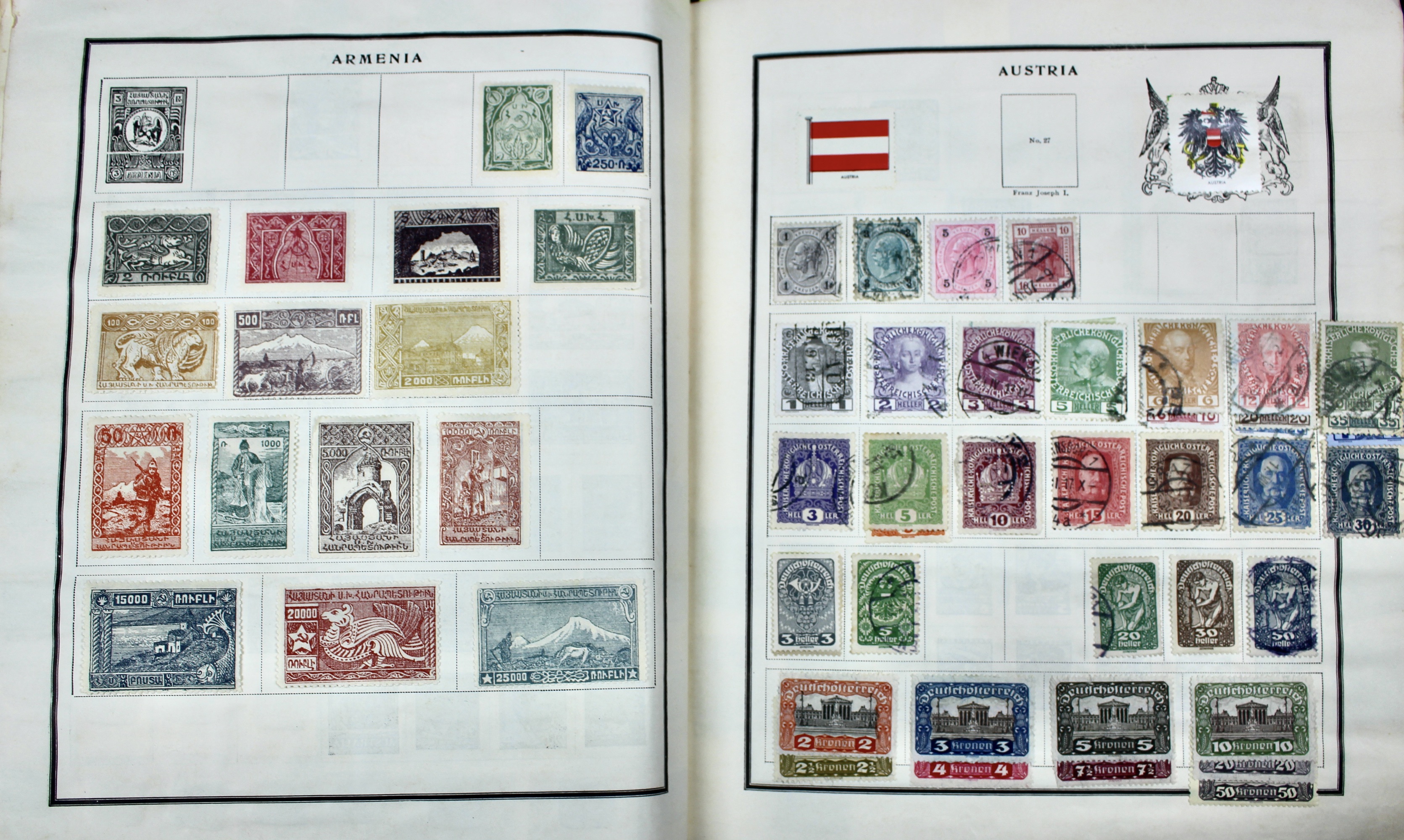 Old World-Wide Postage Stamp Collection