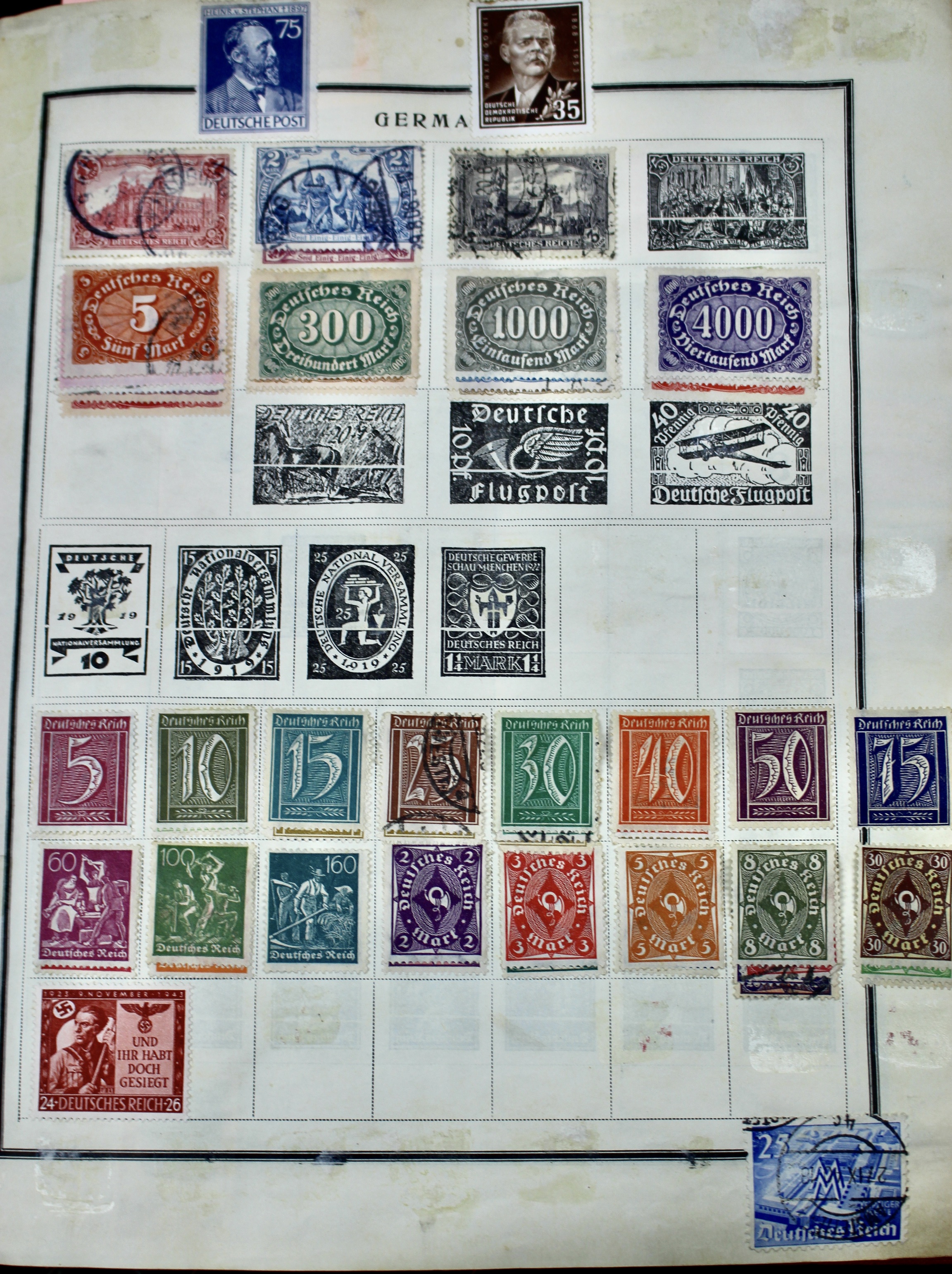 Old World-Wide Postage Stamp Collection