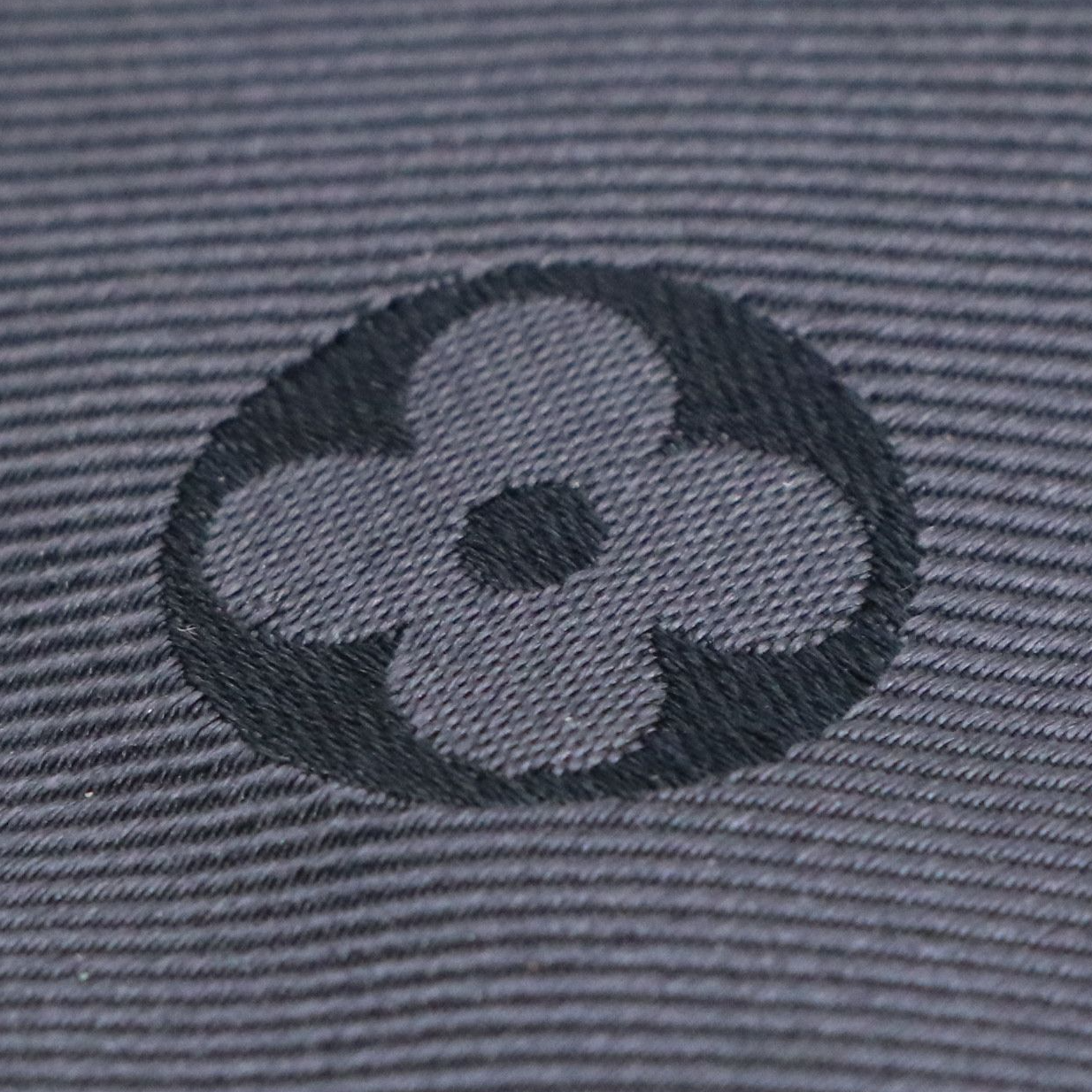 Louis Vuitton Steel Blue Silk Necktie