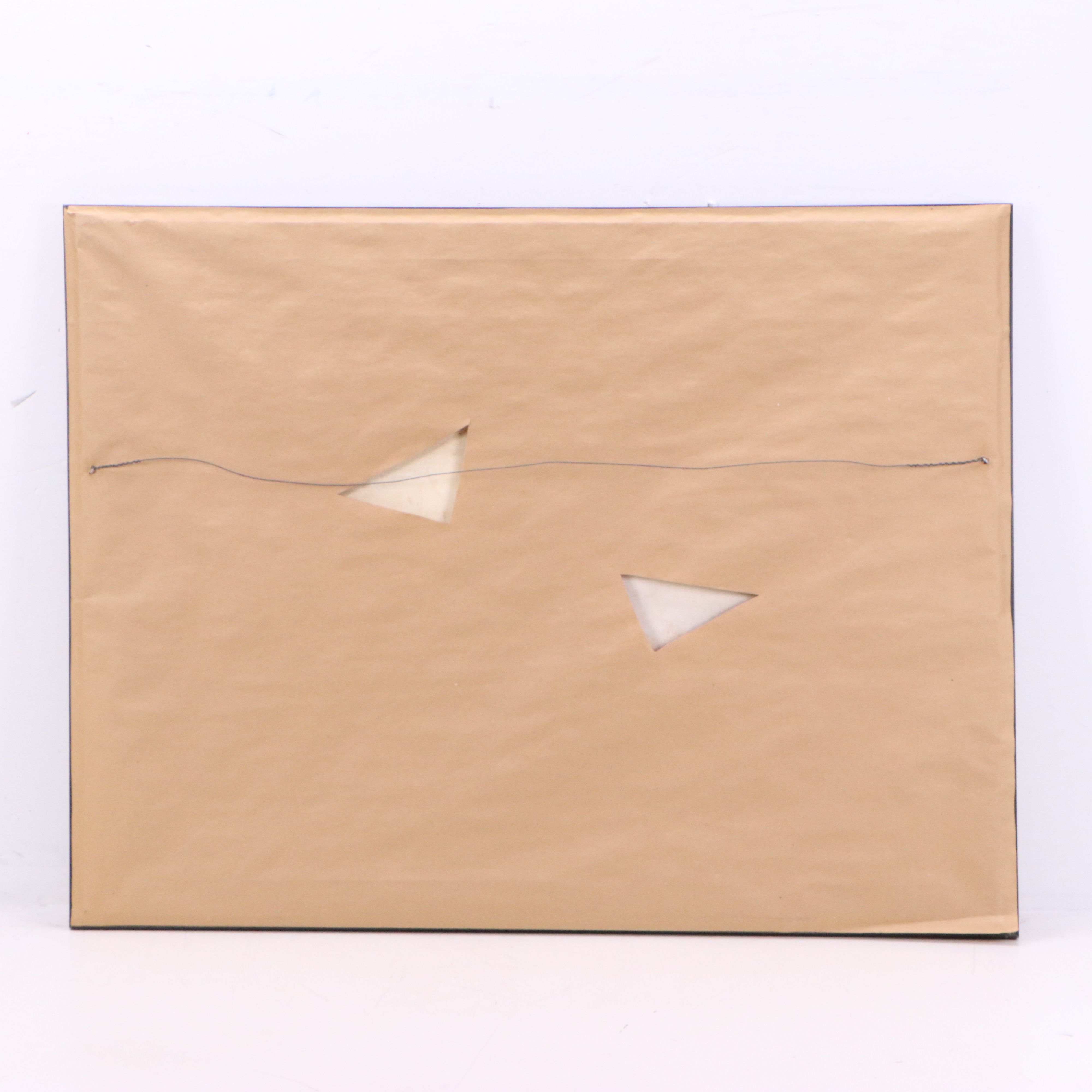 Louis Juste Haitian Oil Painting of Market Scene