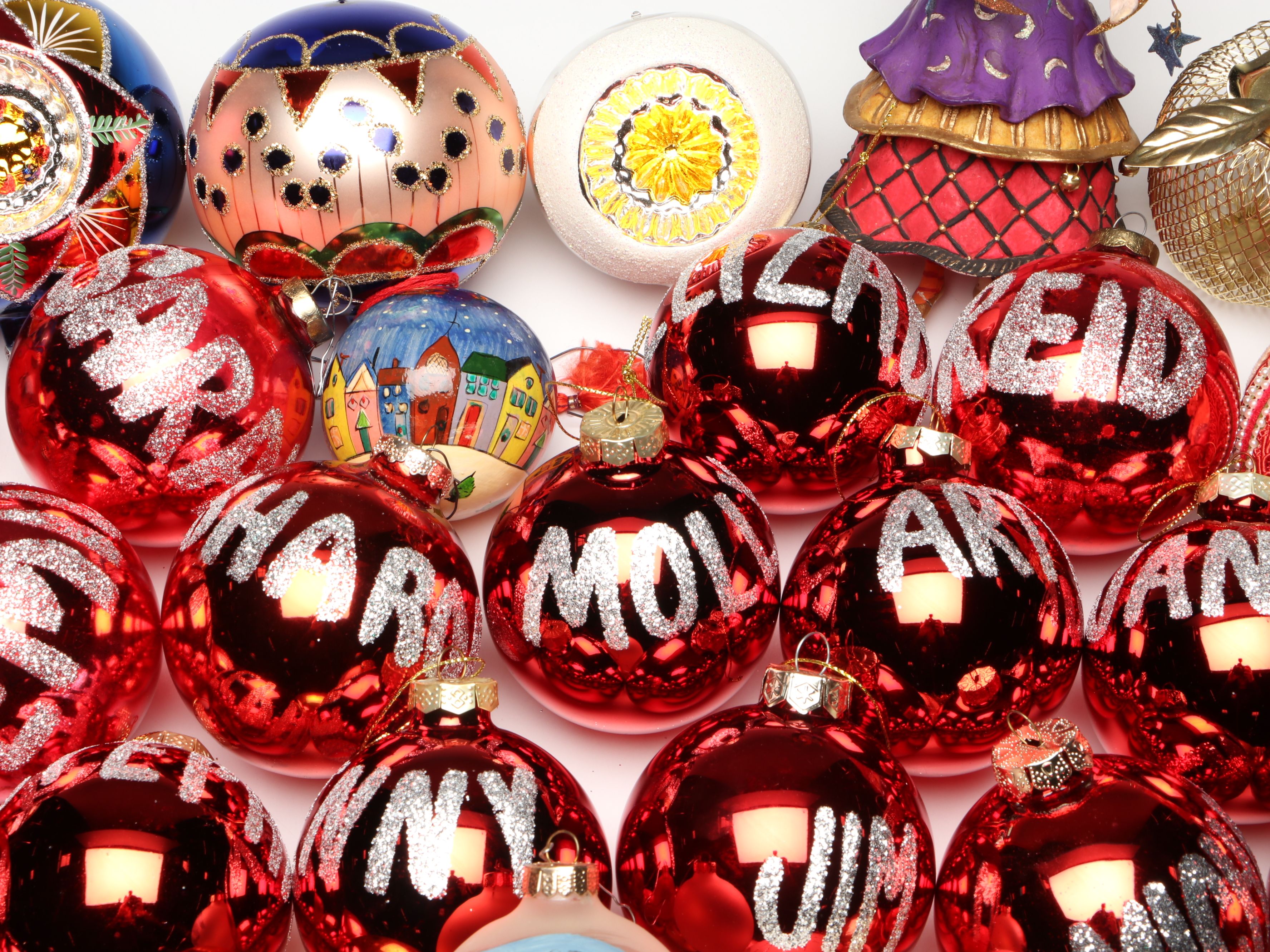 Christopher Radko "Star Fire" with More Custom and Novelty Ornaments