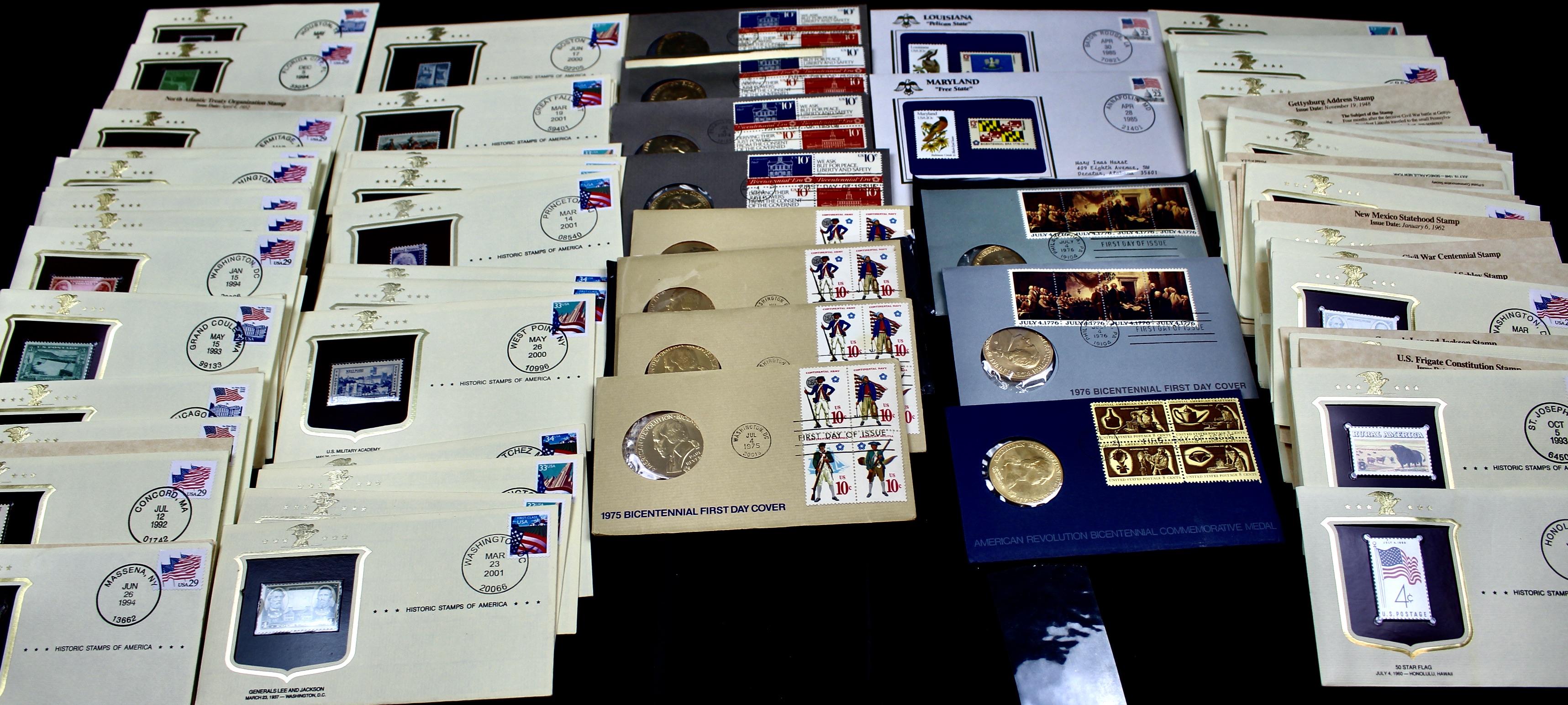 Interesting Group of Over 75 U.S. Postal Covers