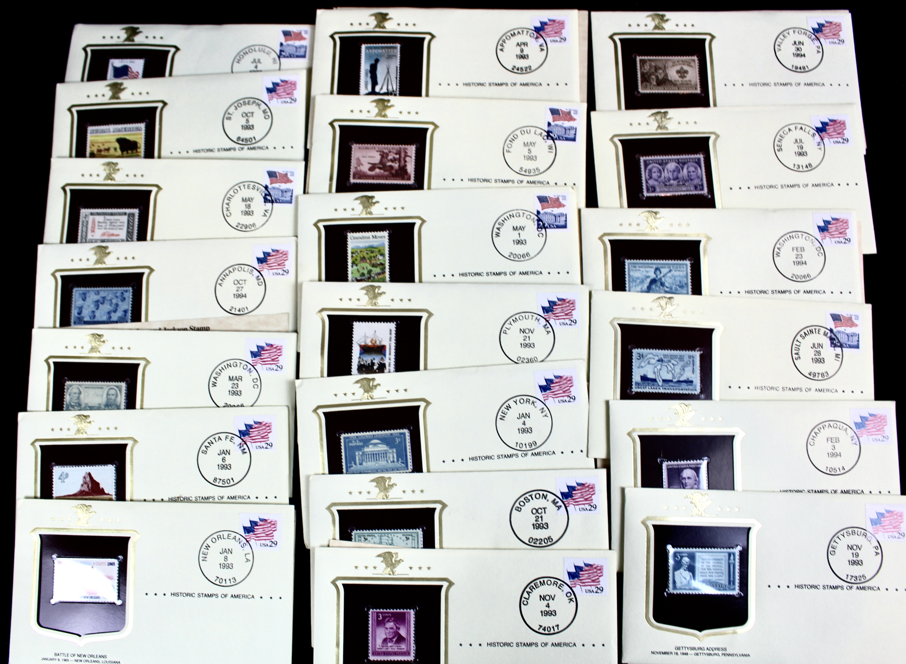 Interesting Group of Over 75 U.S. Postal Covers