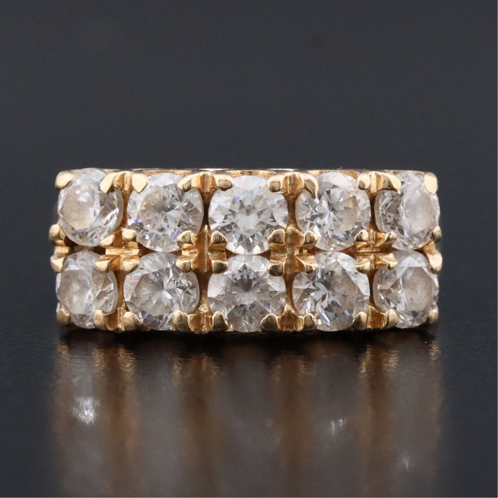 18K CZ Ring