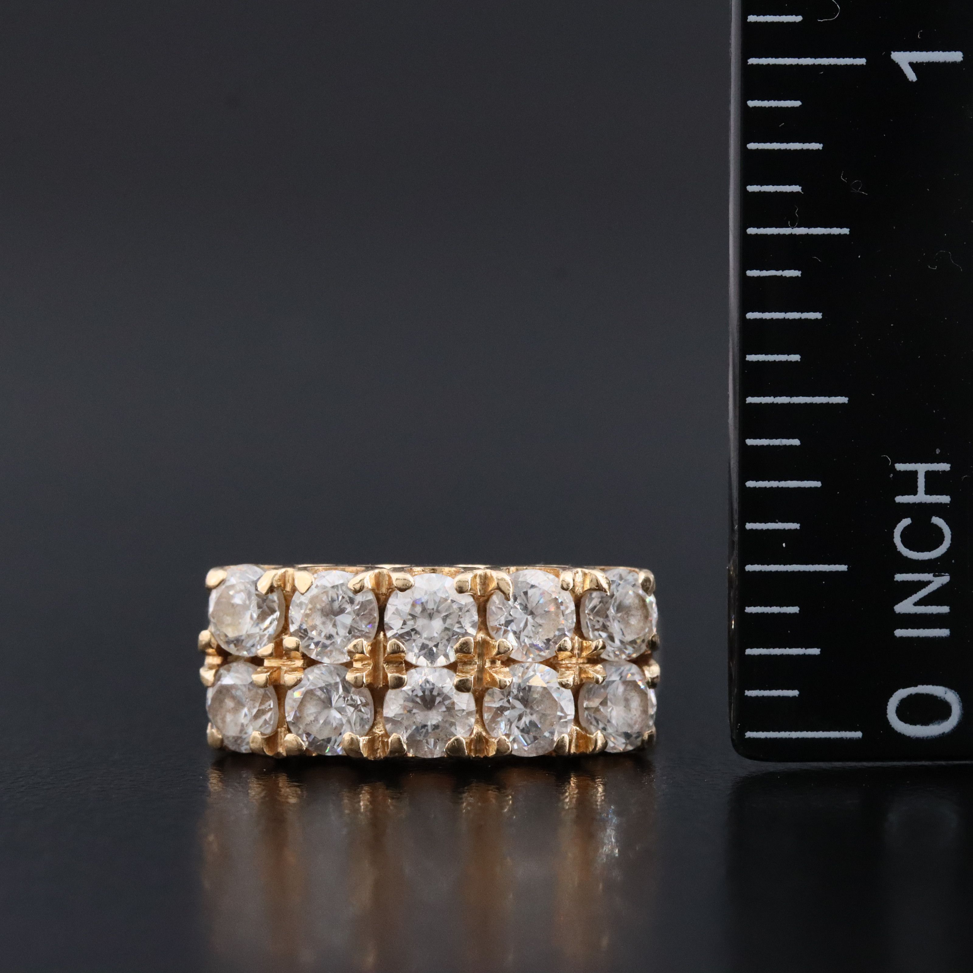 18K CZ Ring