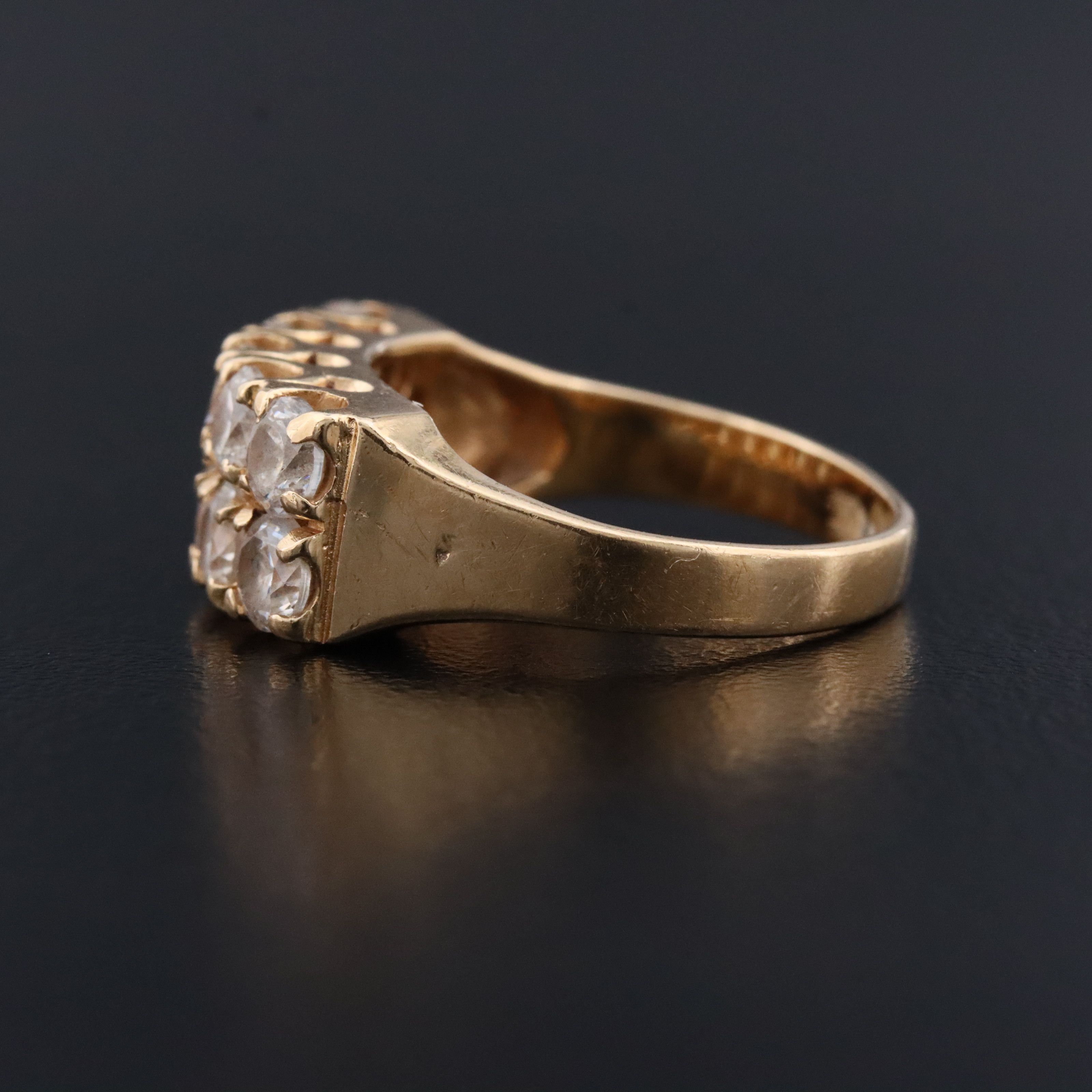 18K CZ Ring