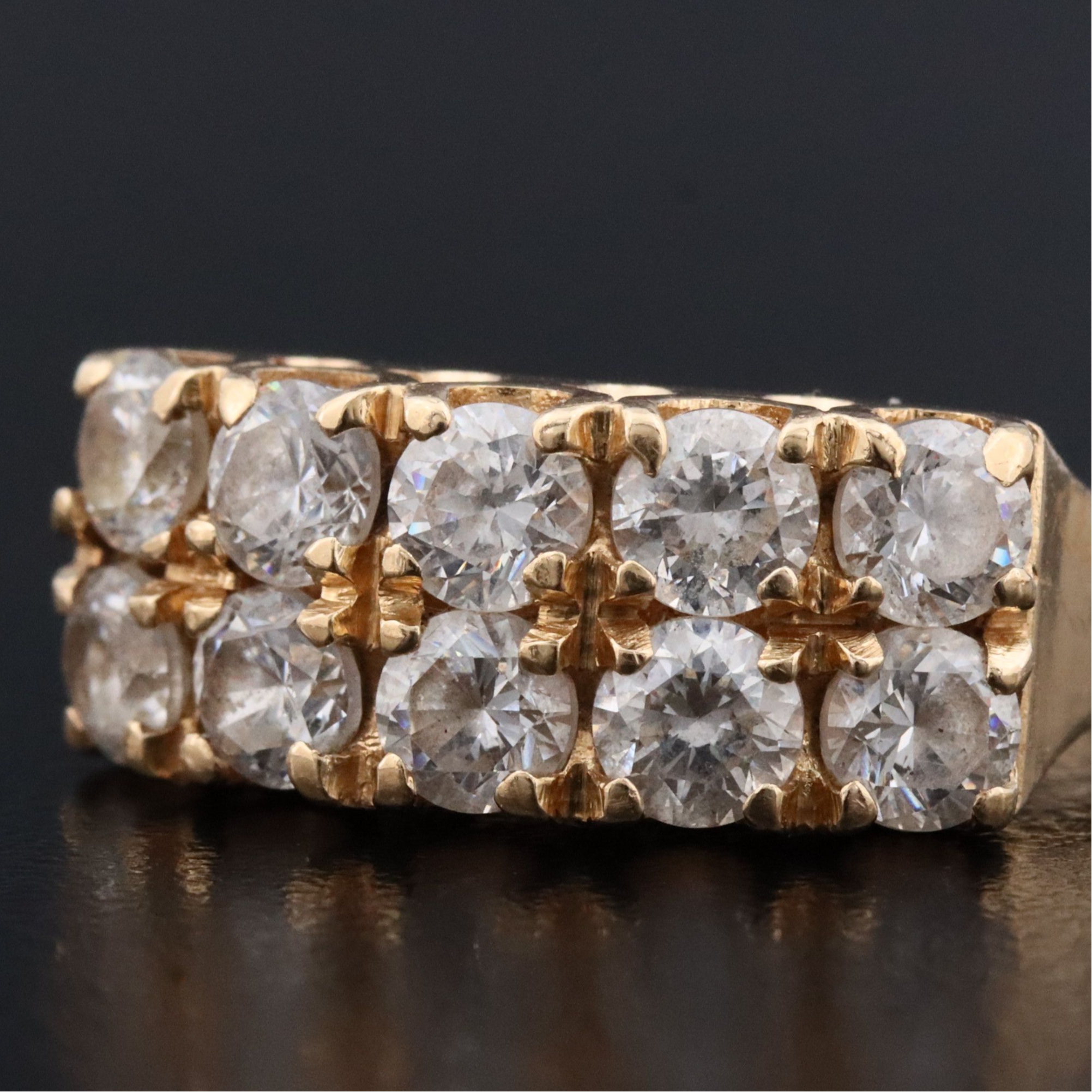 18K CZ Ring