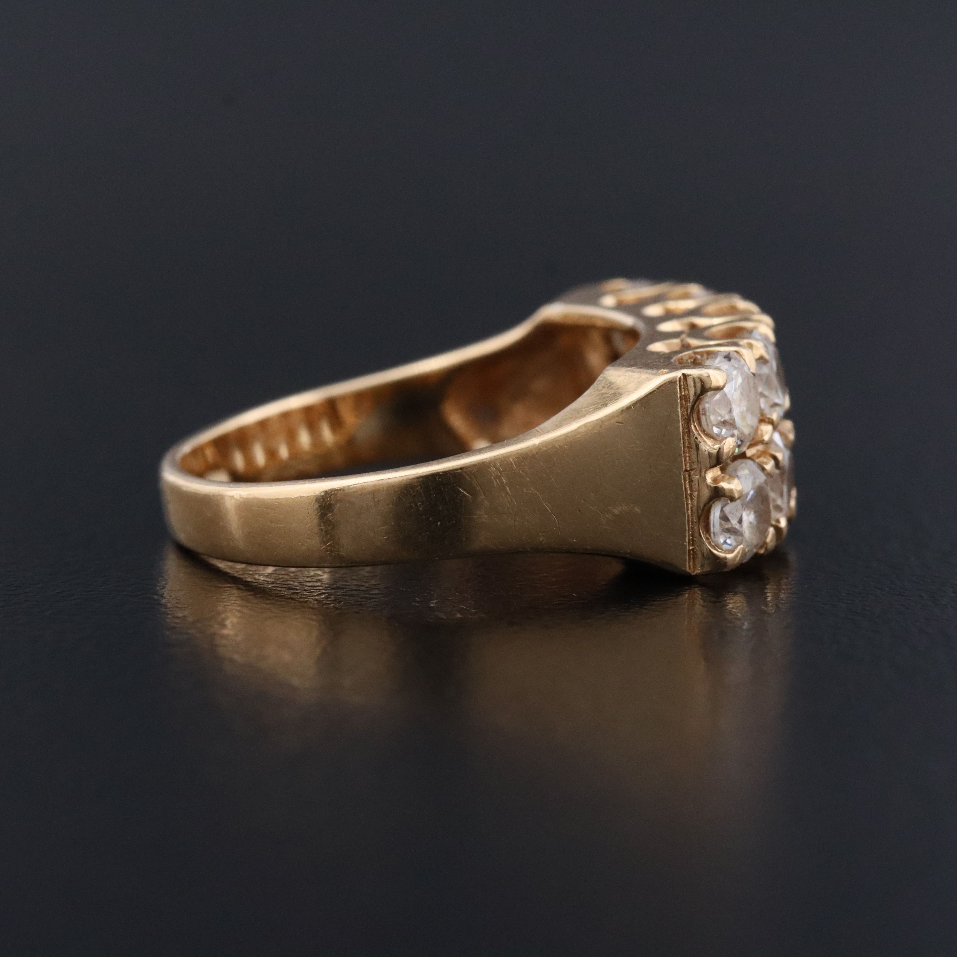 18K CZ Ring