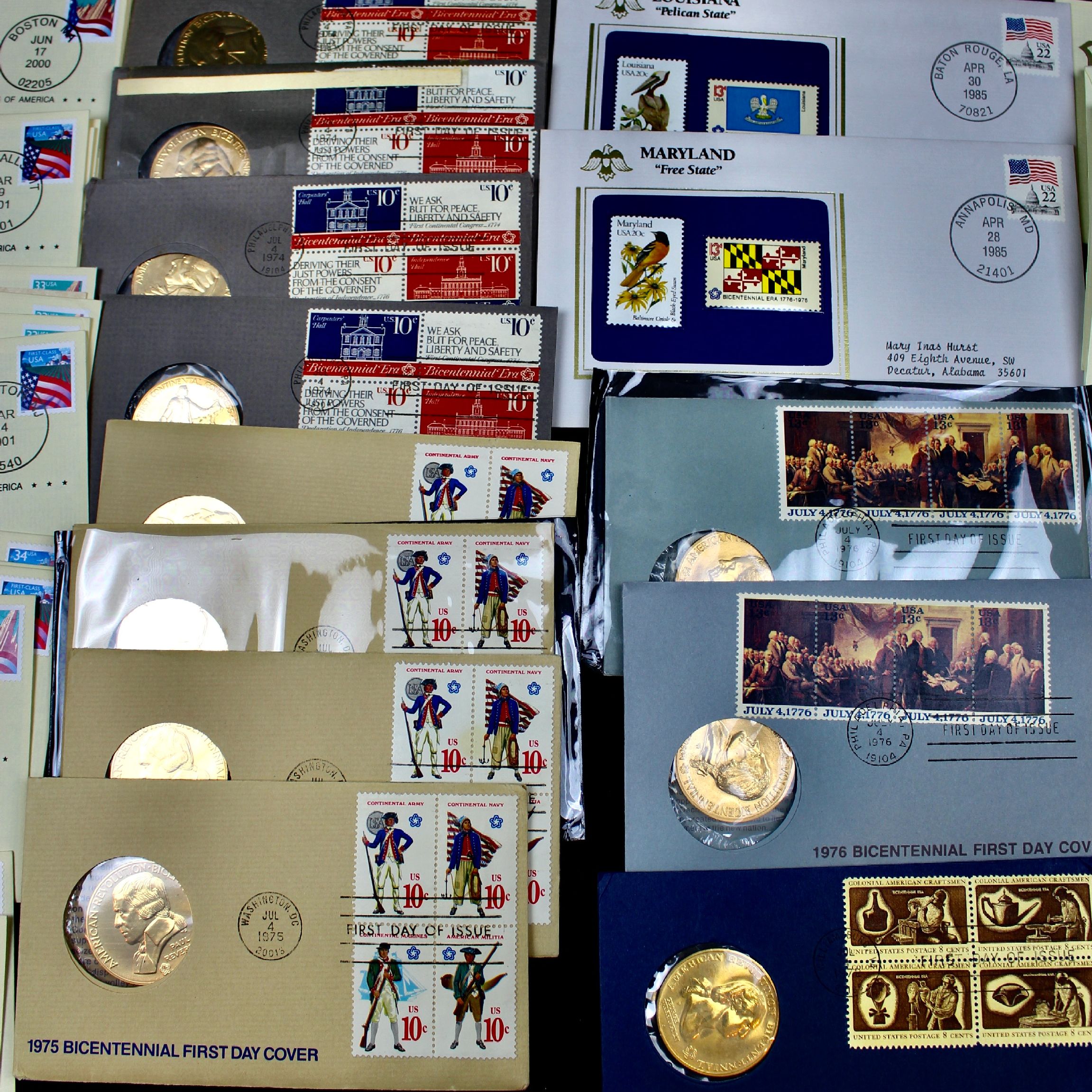 Interesting Group of Over 75 U.S. Postal Covers