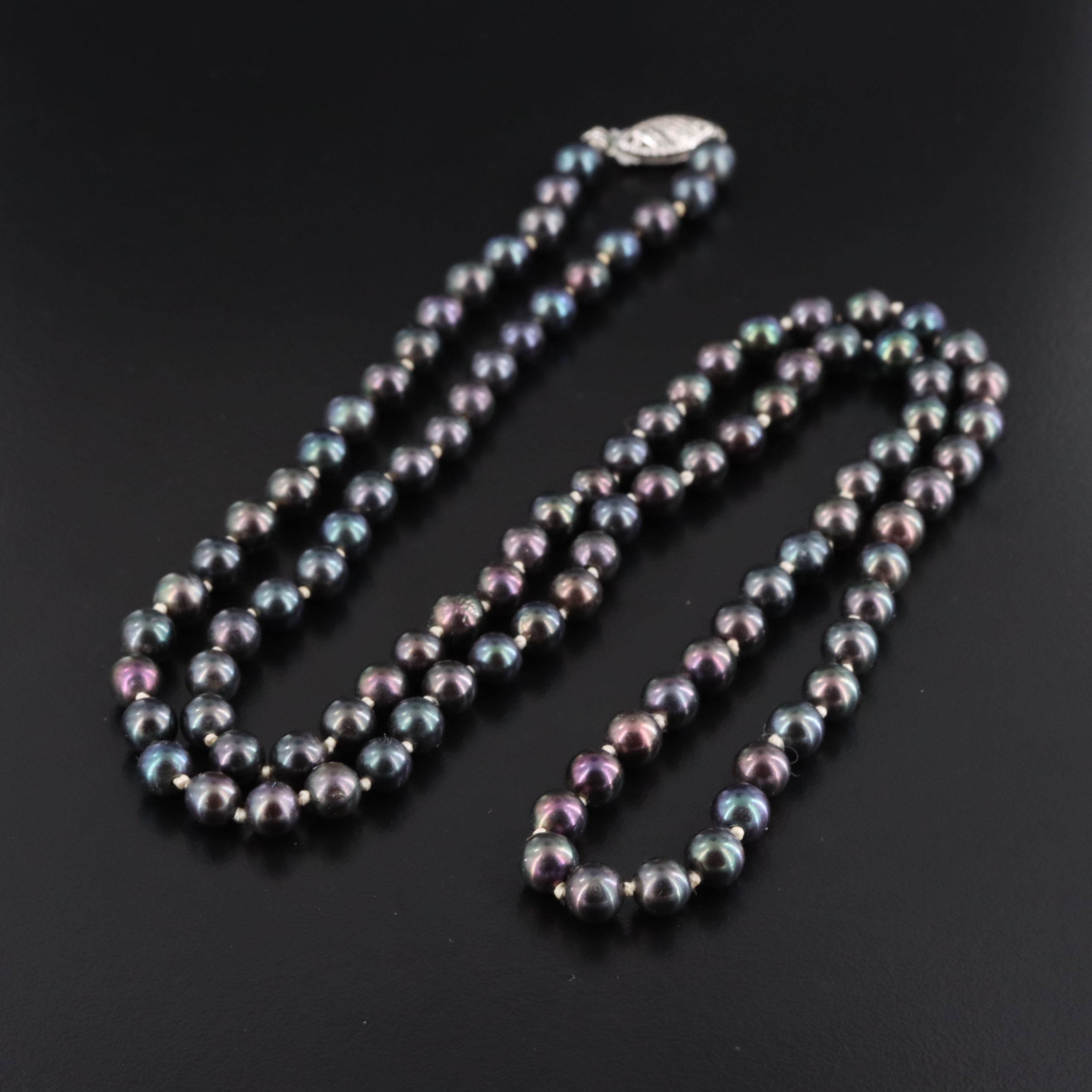 Pearl Necklace with 14K Clasp