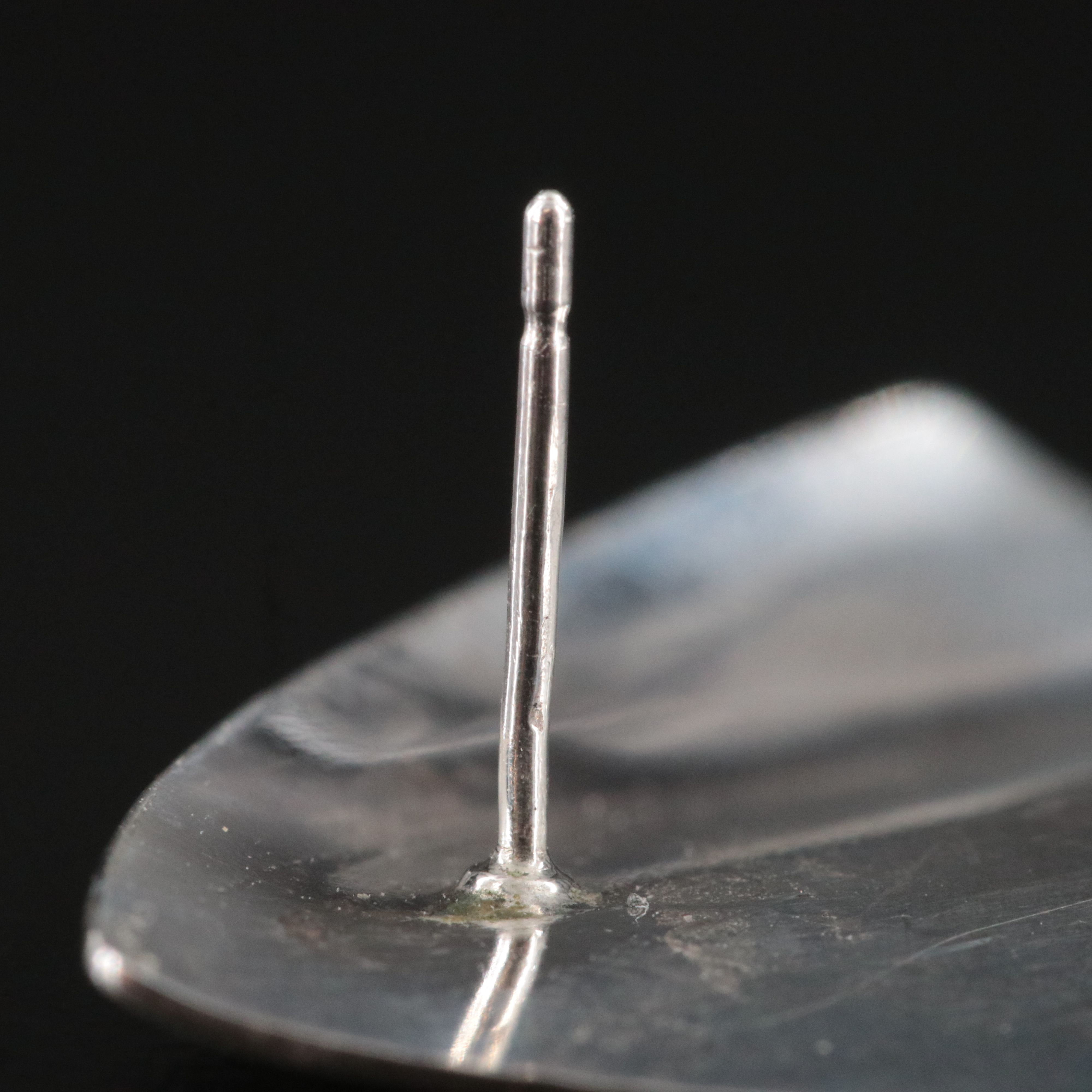 Sterling Triangular Wave Earrings