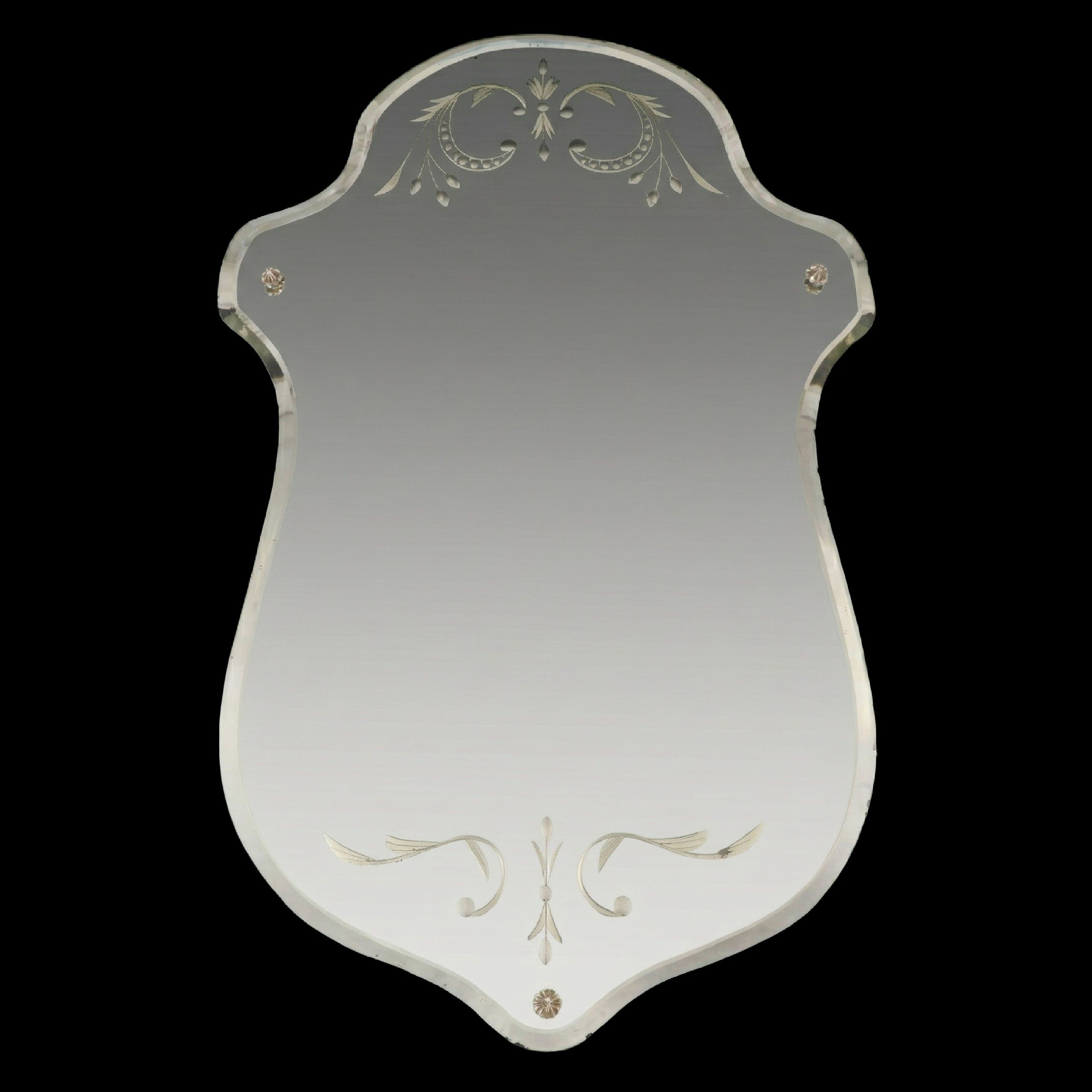 Shield Form Wall Mirror