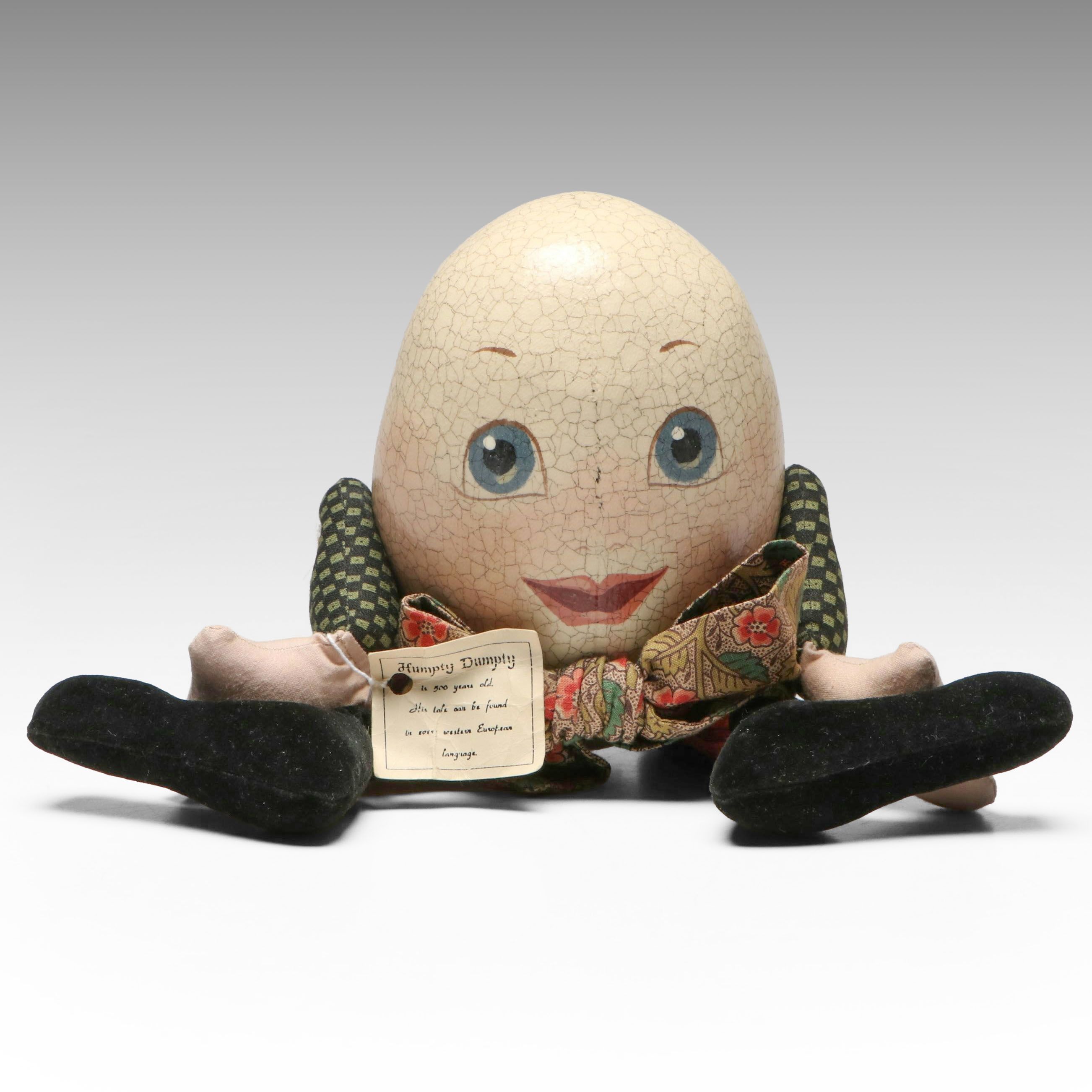 Handcrafted Humpty Dumpty Doll, 1986