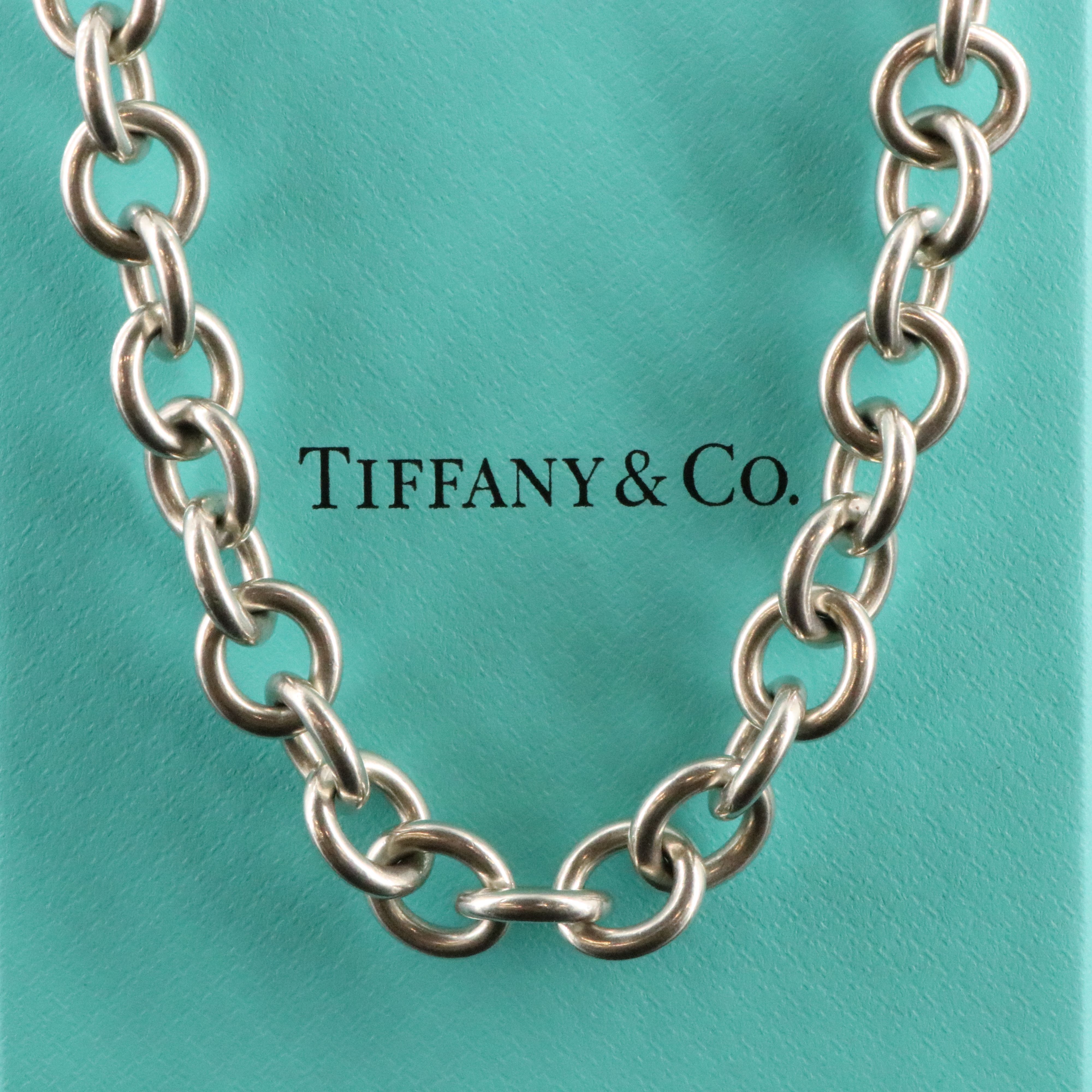 Tiffany & Co. Sterling Toggle Heart Necklace