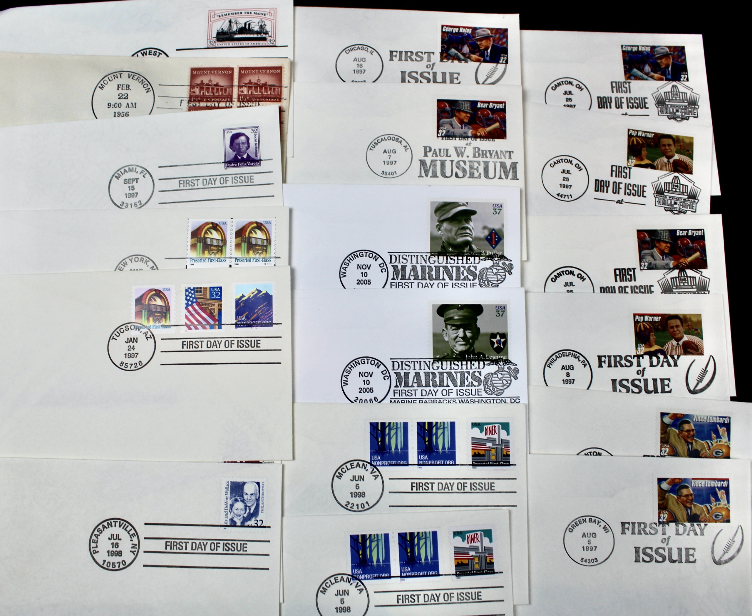 Over 700 U.S. First Day Covers