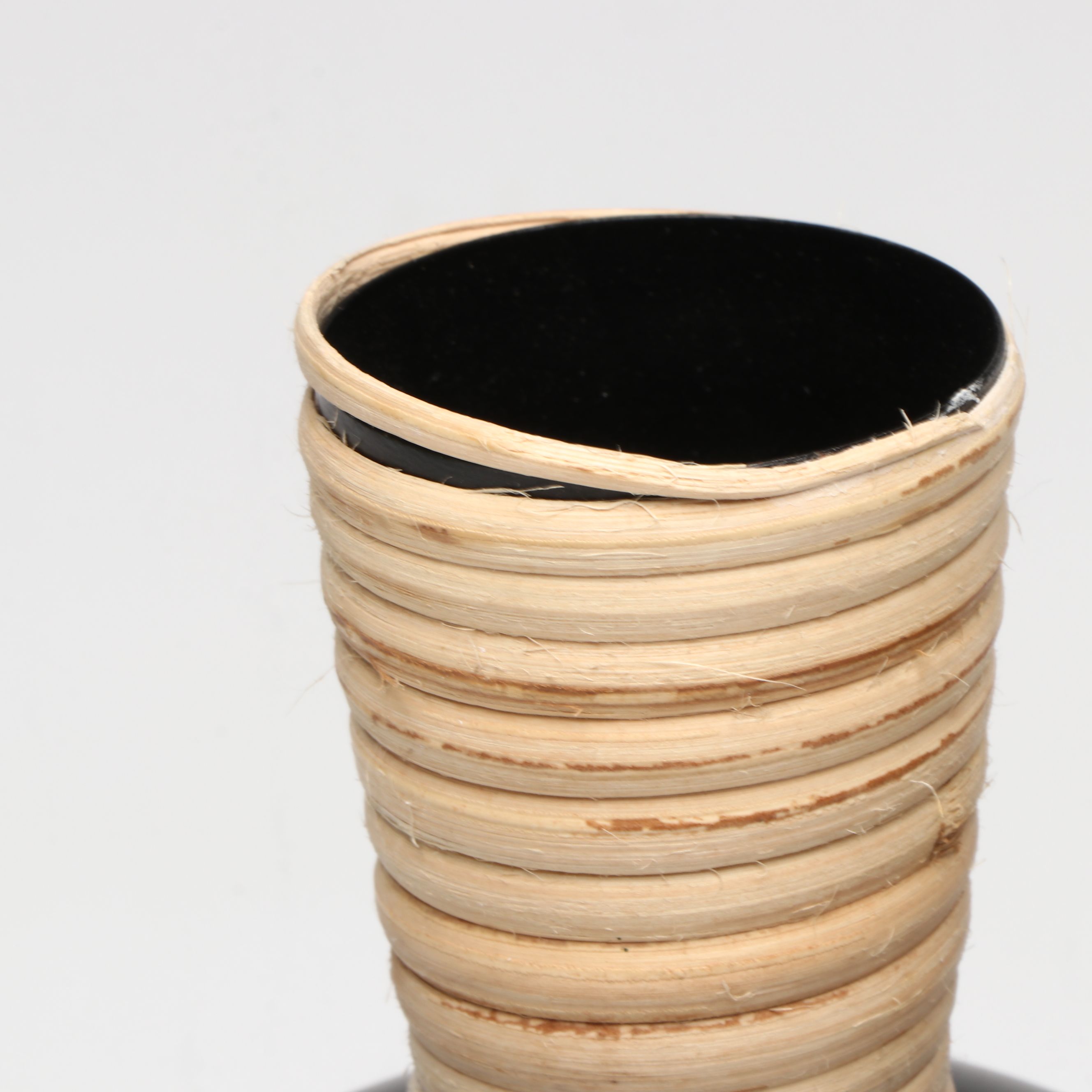 "Chickadee & Tulips" Embellished Print with Metal Vases and Bird Figurine