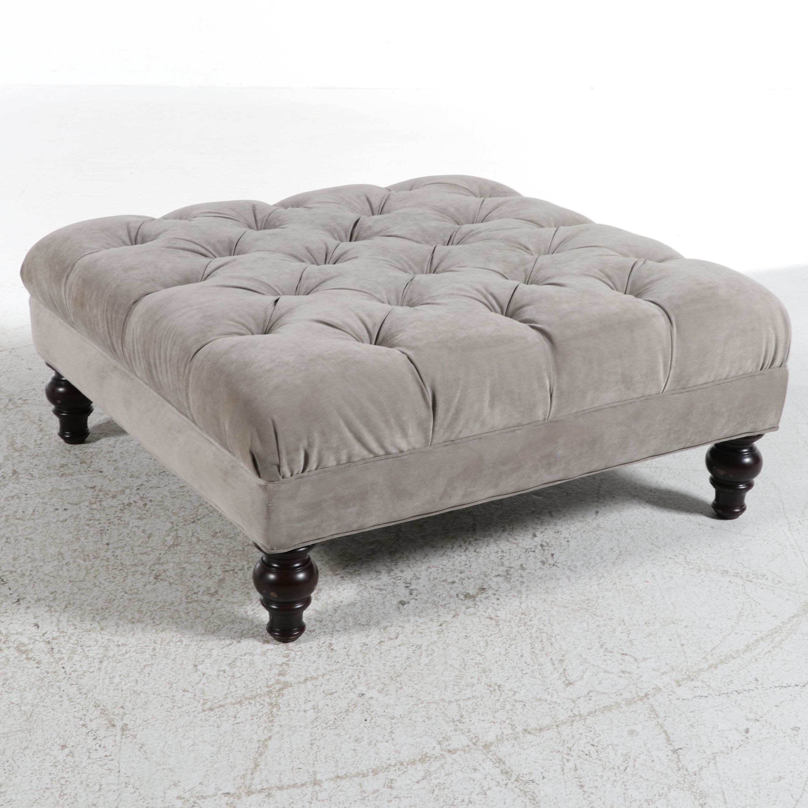 Broyhill Furniture "Brendamour" Tufted Square Ottoman, 2012