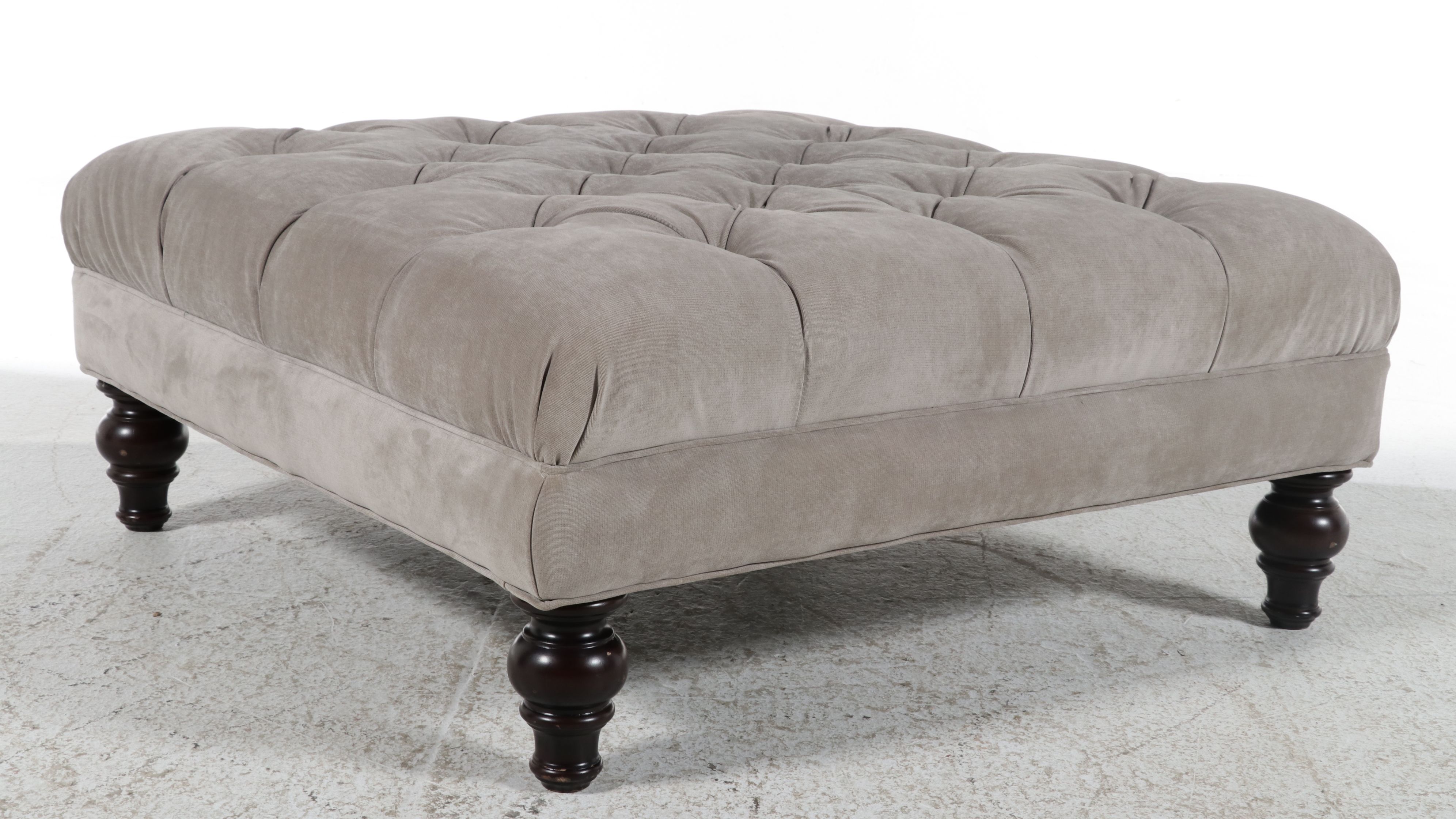 Broyhill Furniture "Brendamour" Tufted Square Ottoman, 2012