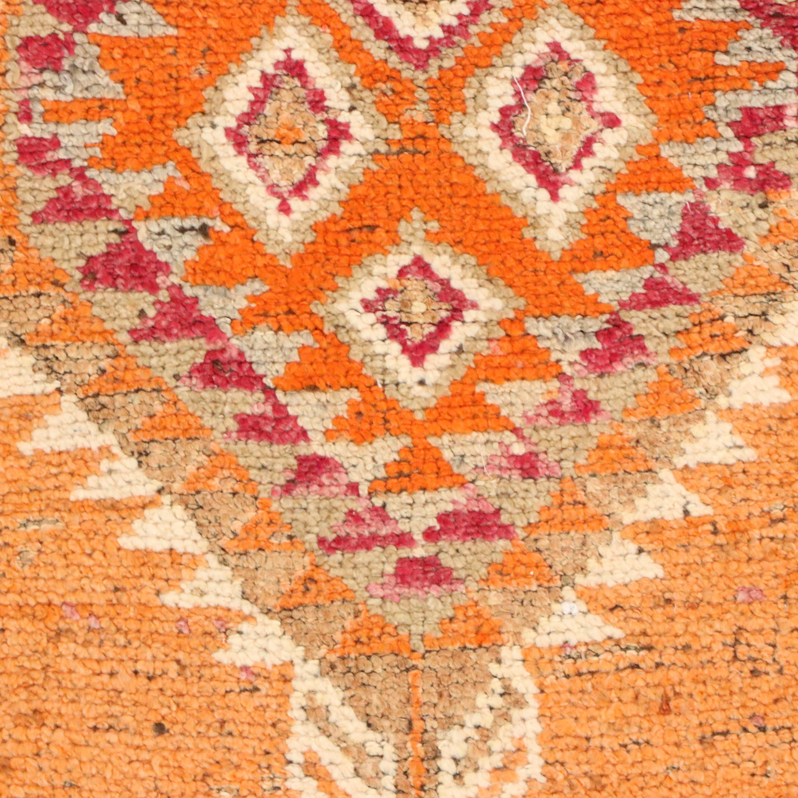 2'7 x 12' Hand-Knotted Turkish Anatolian Carpet Runner