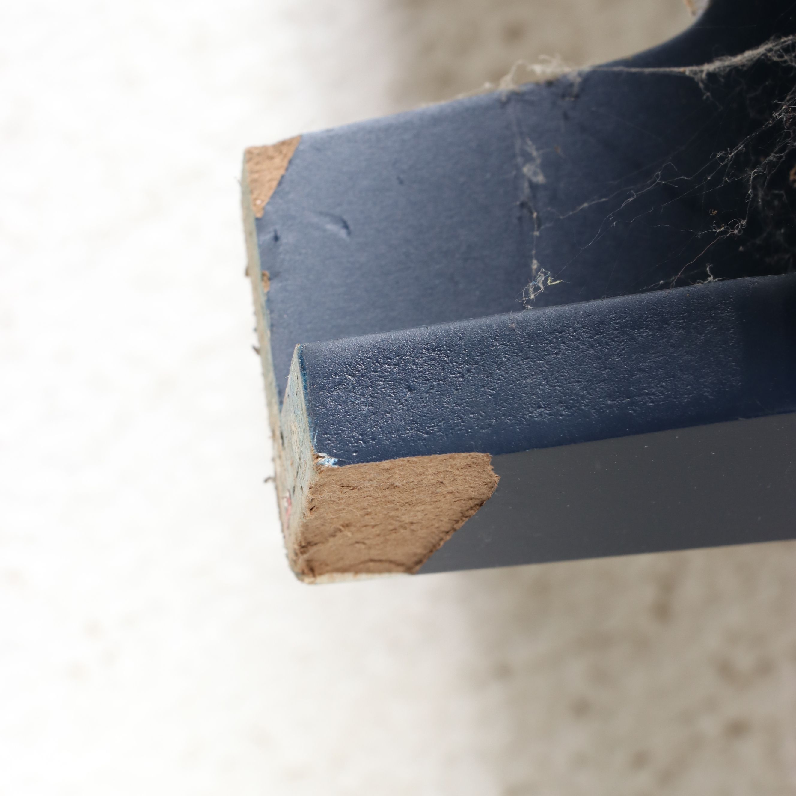 Sauder "Harvey Park" Navy Blue Fretwork Accent Cabinet