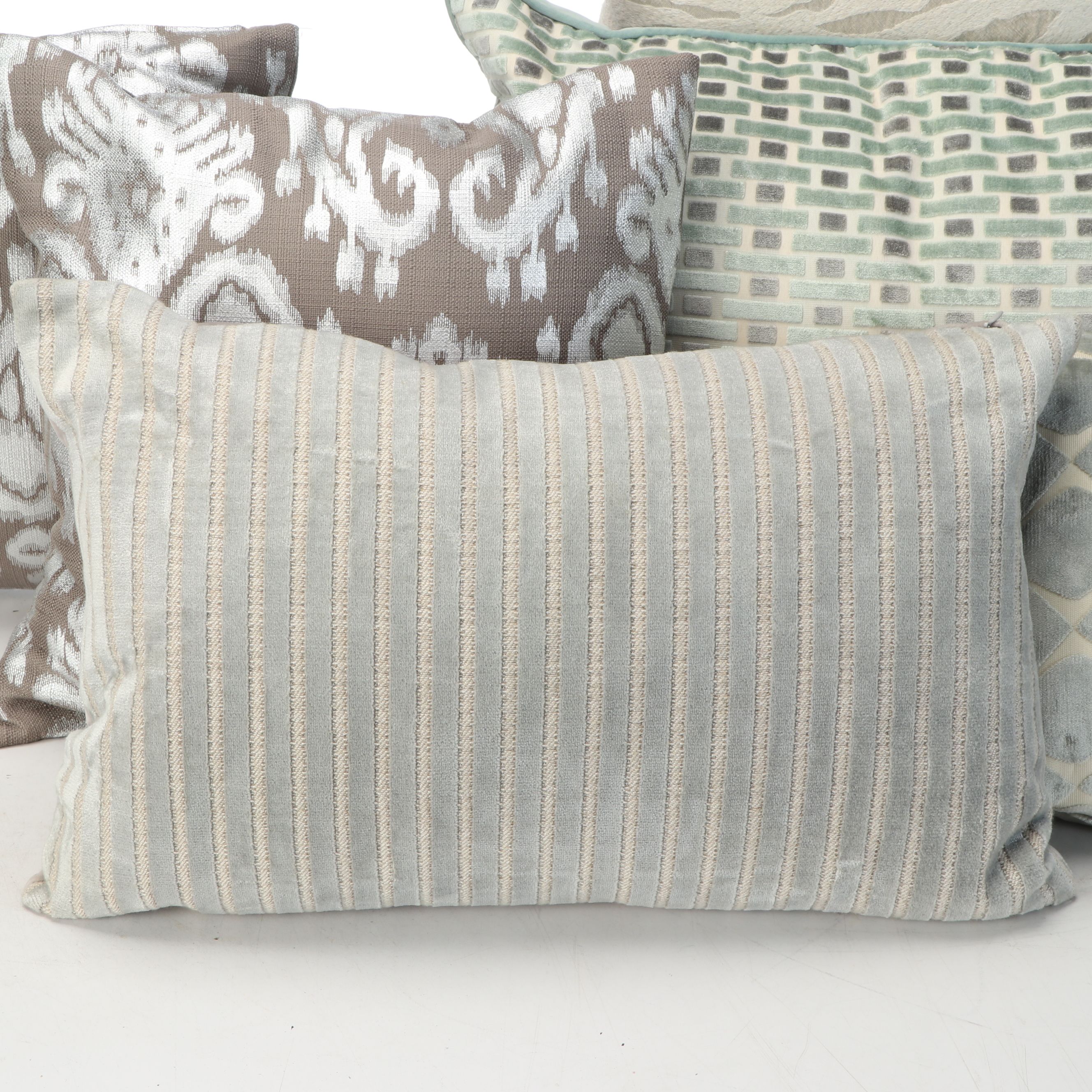 Arhaus Zebra Print Accent Pillow with More Throw Pillows