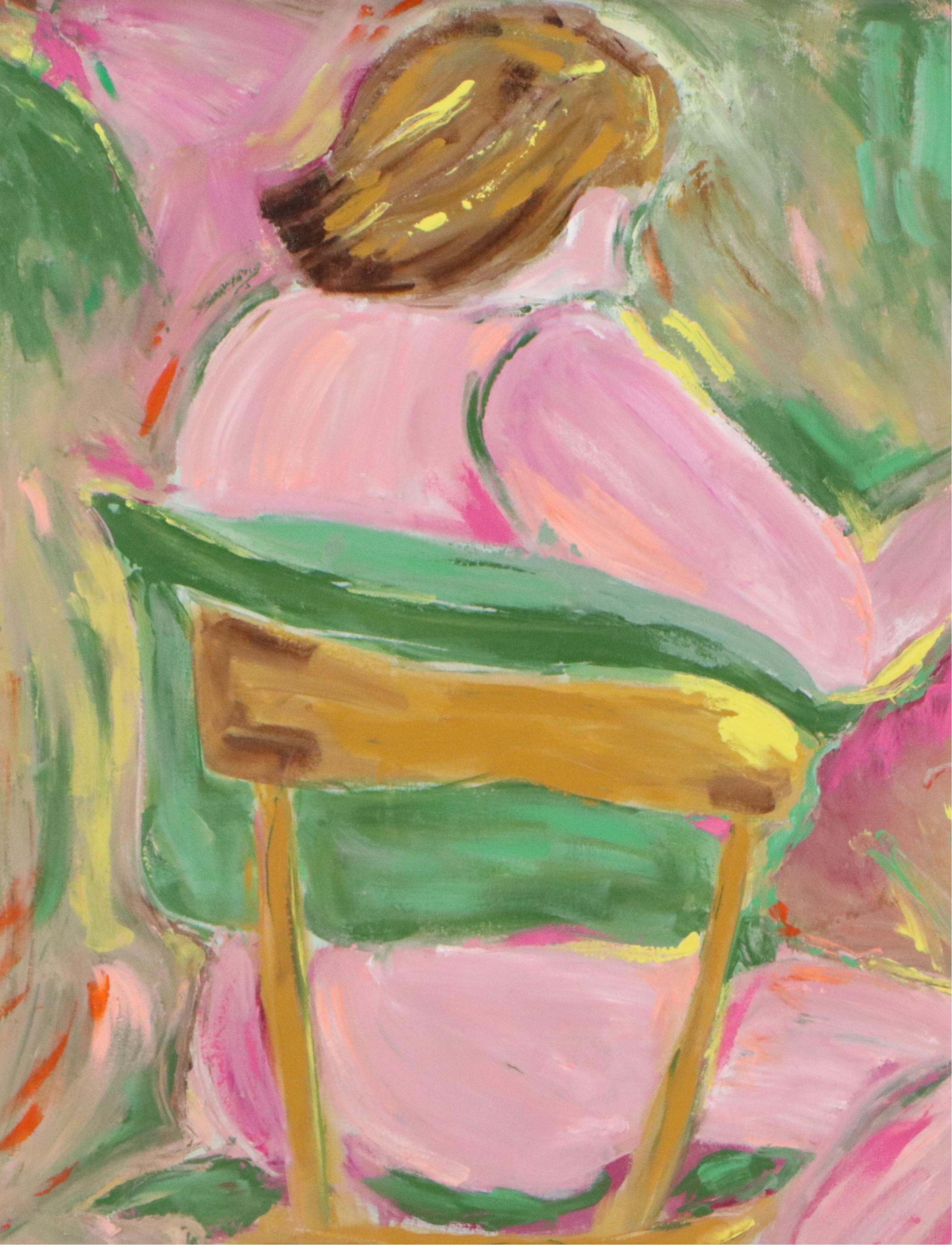 Mary Numrich Acrylic Painting "The Unknown," 1980