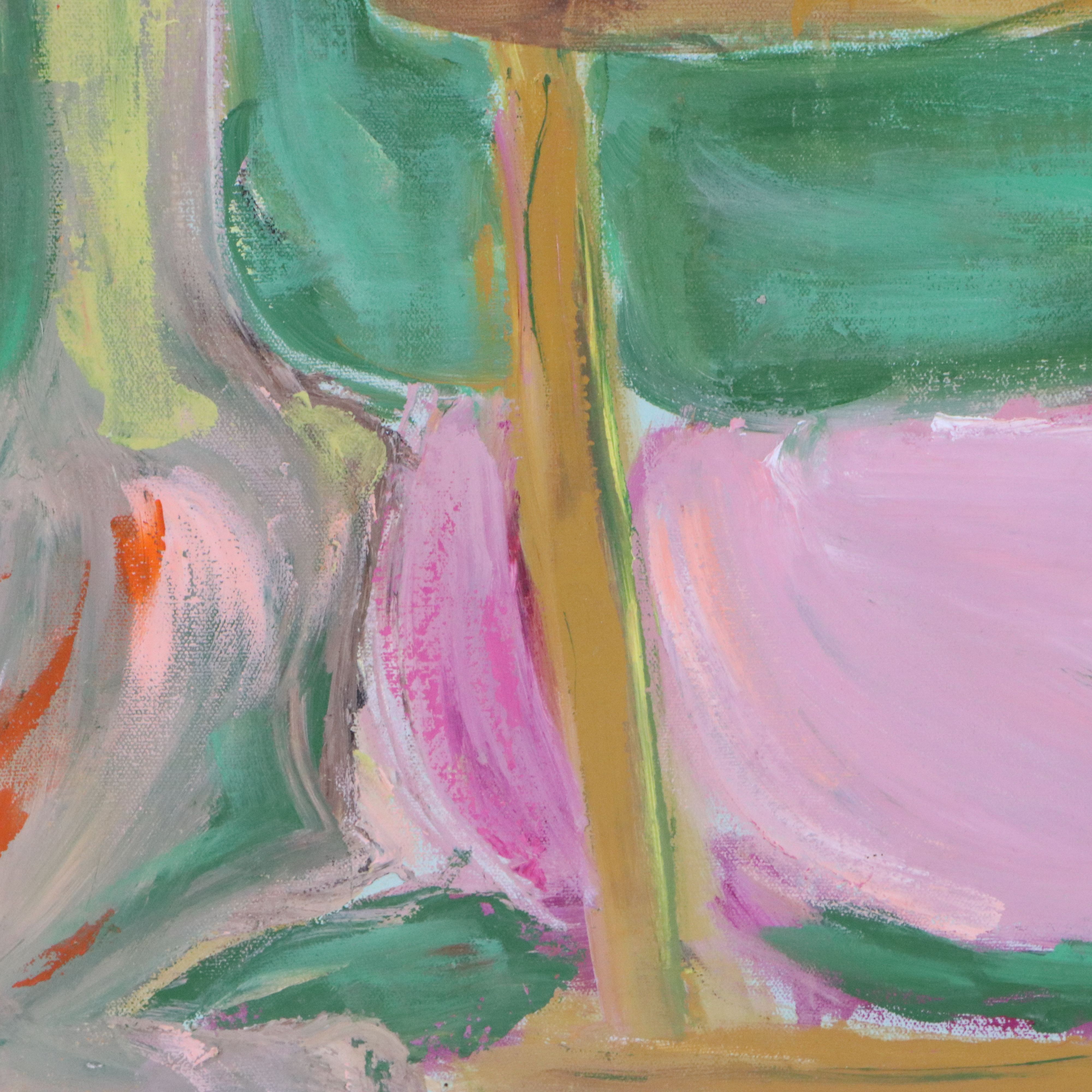 Mary Numrich Acrylic Painting "The Unknown," 1980