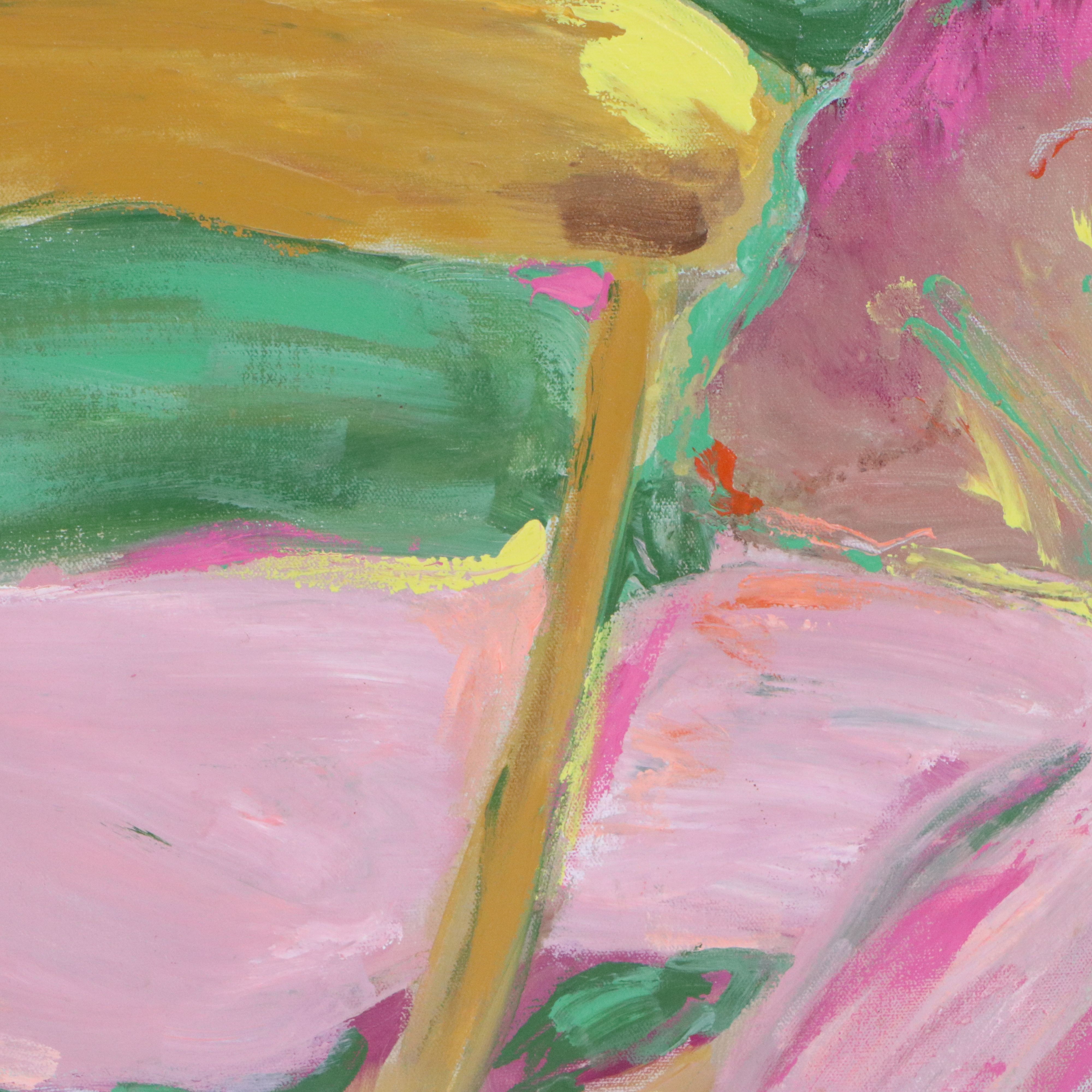 Mary Numrich Acrylic Painting "The Unknown," 1980