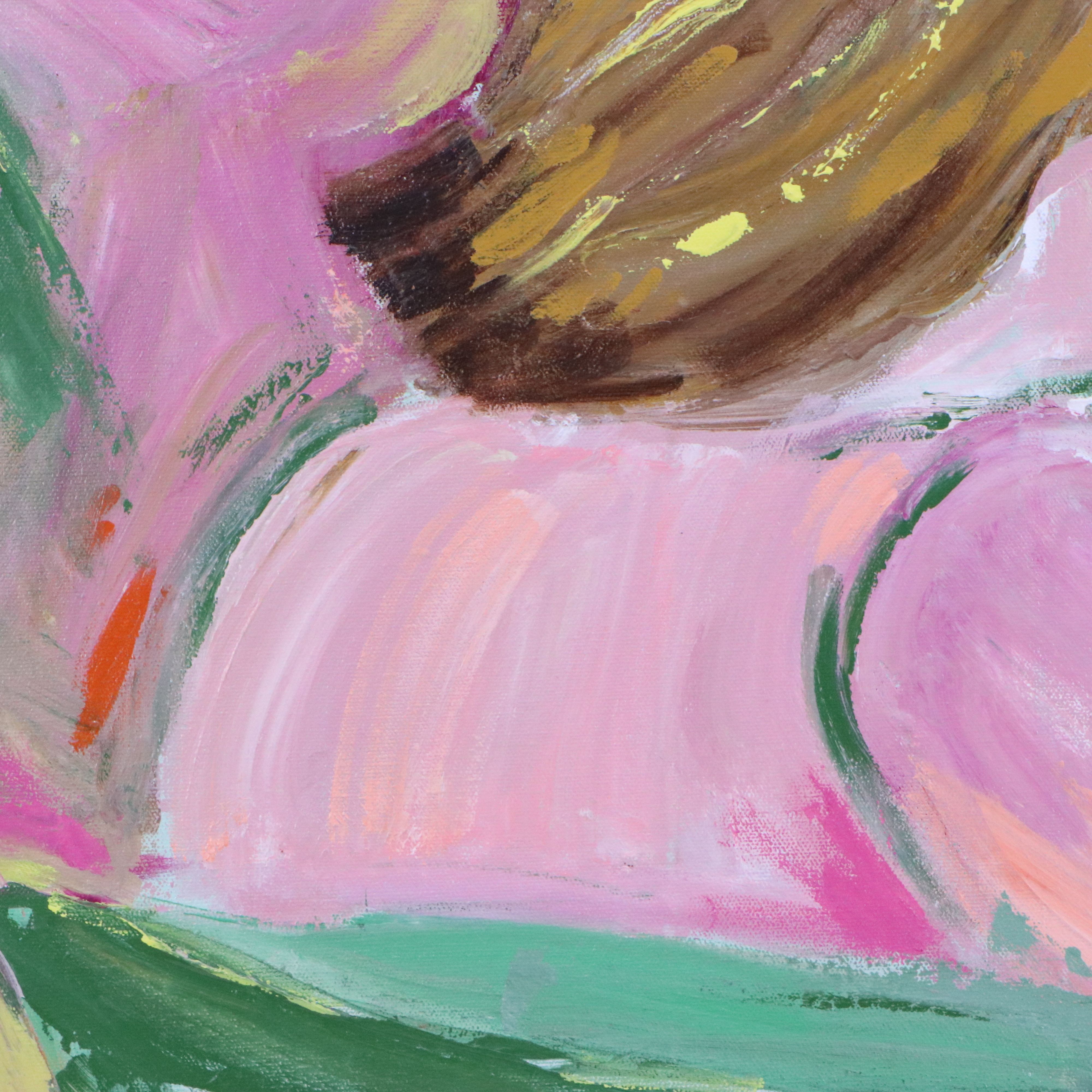 Mary Numrich Acrylic Painting "The Unknown," 1980