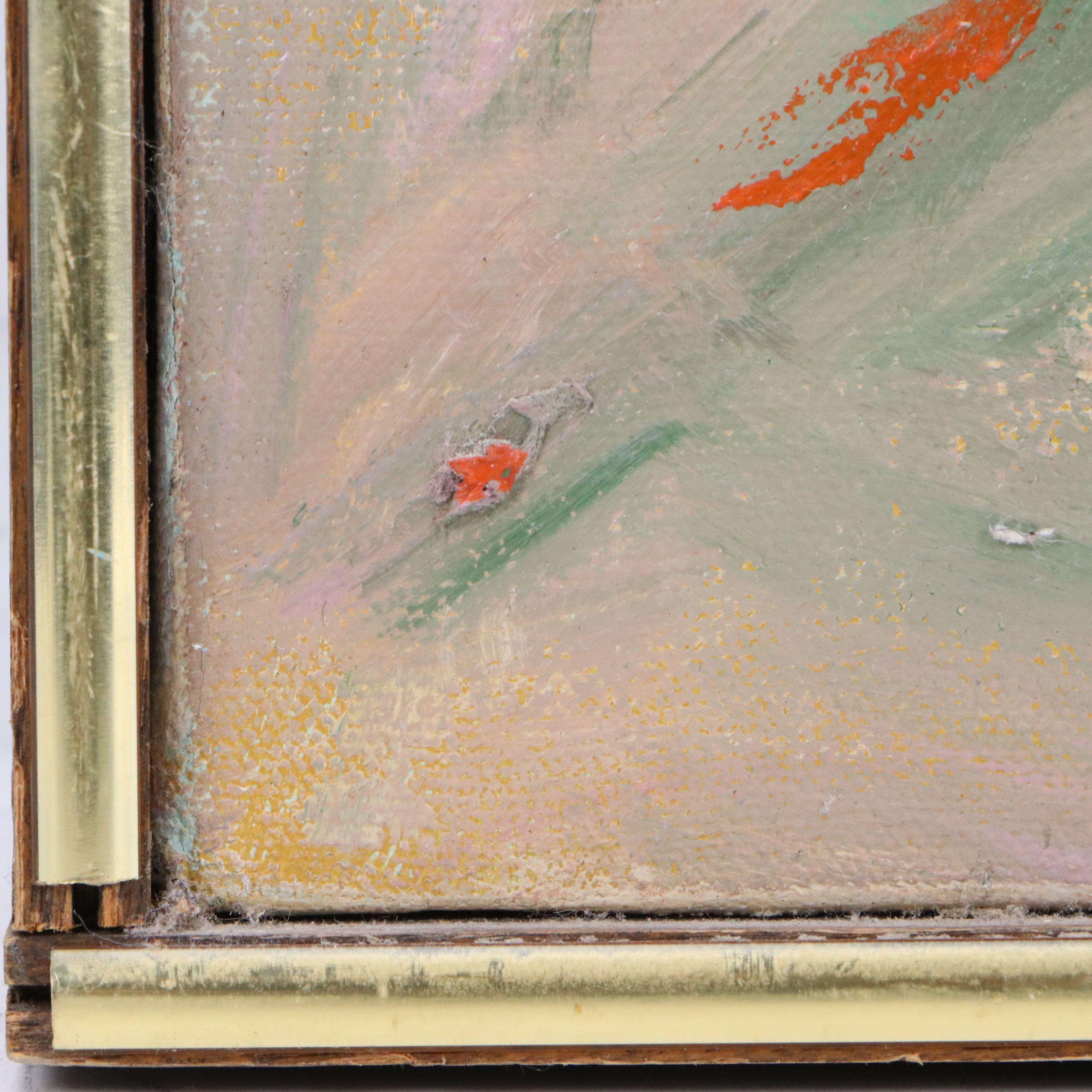 Mary Numrich Acrylic Painting "The Unknown," 1980