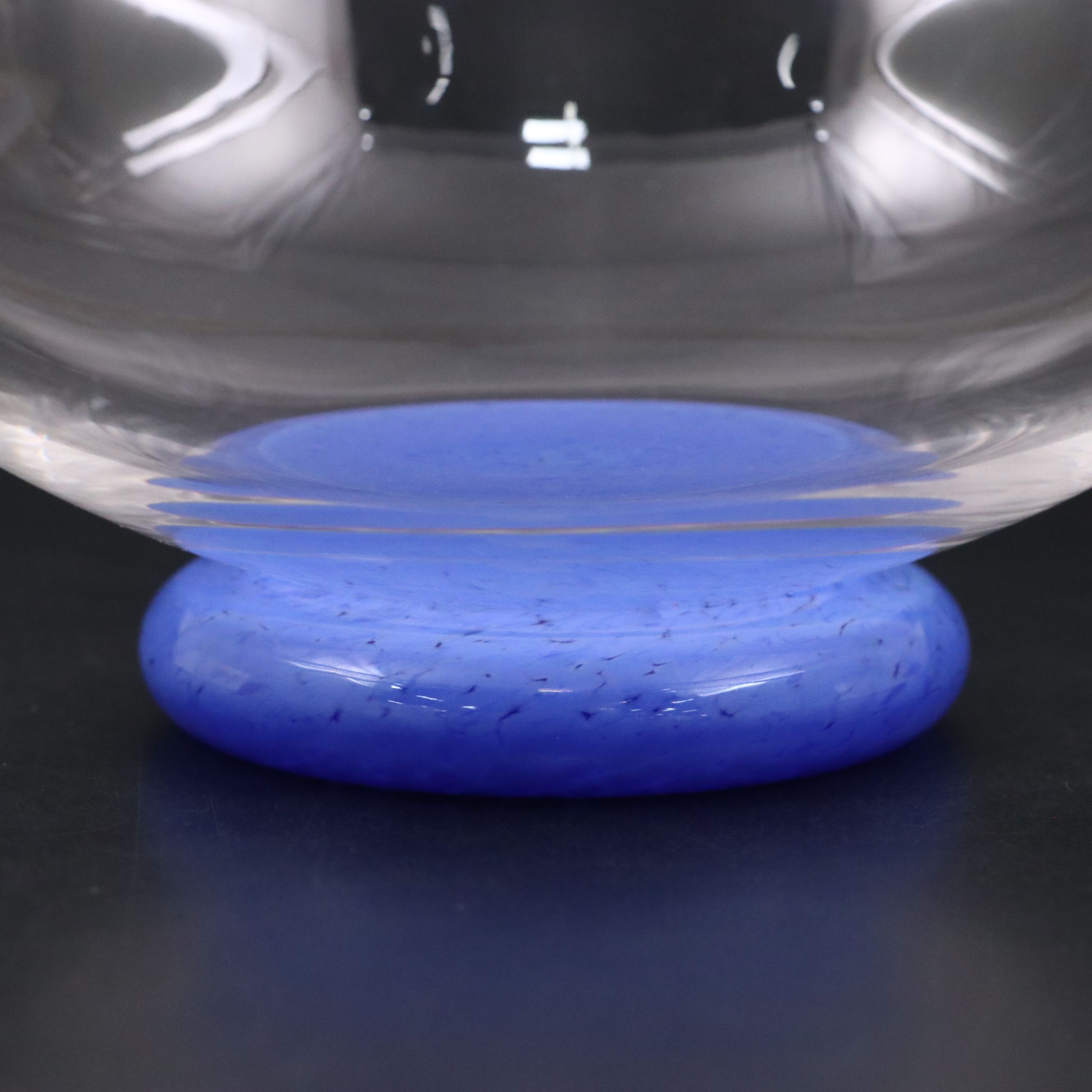 Modern Handblown Art Glass Bowl