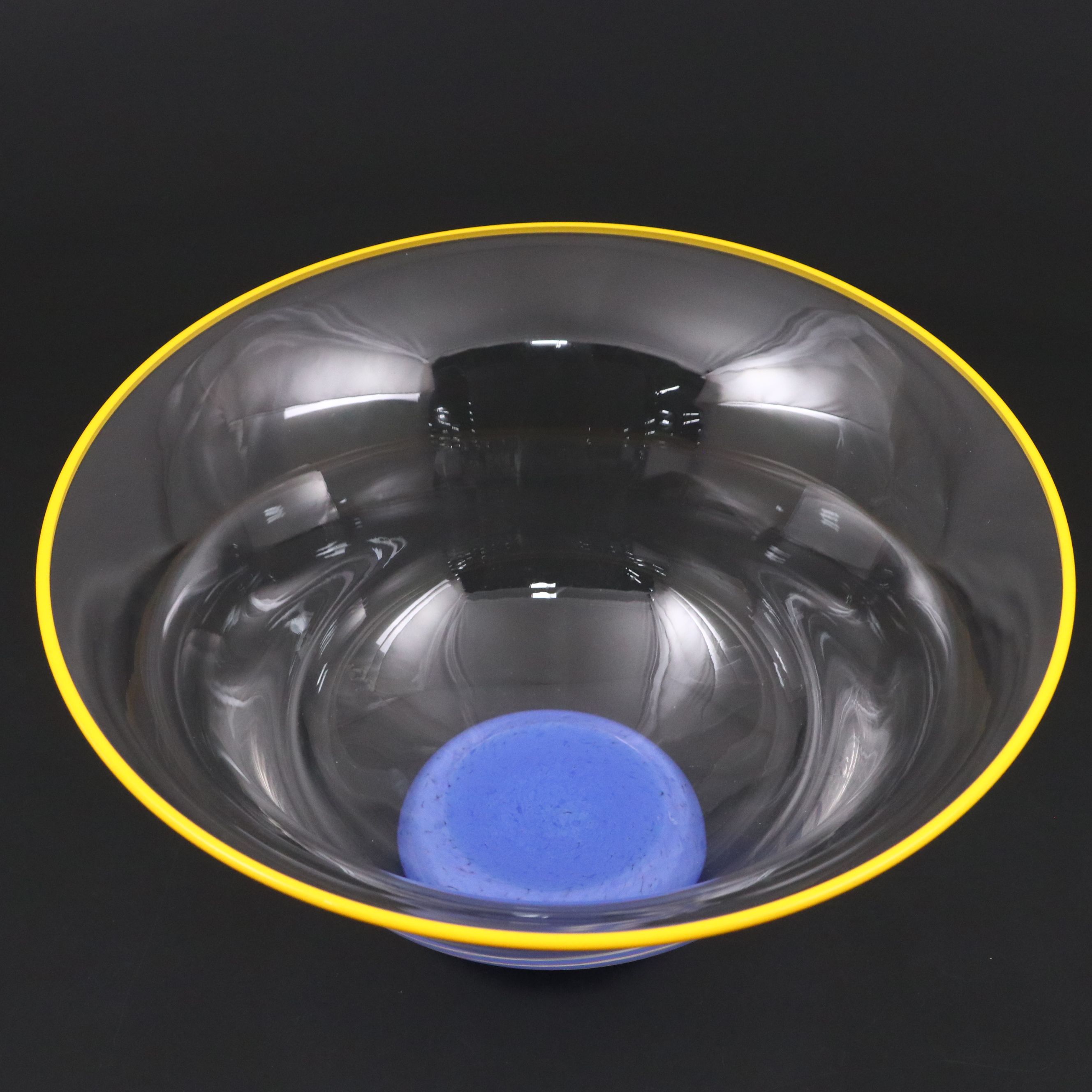 Modern Handblown Art Glass Bowl