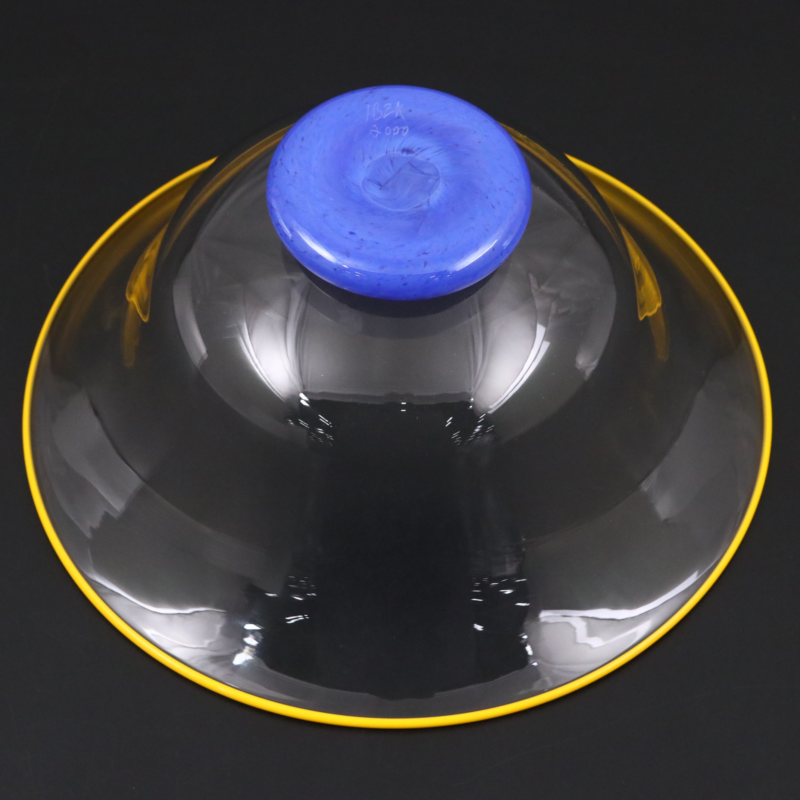 Modern Handblown Art Glass Bowl