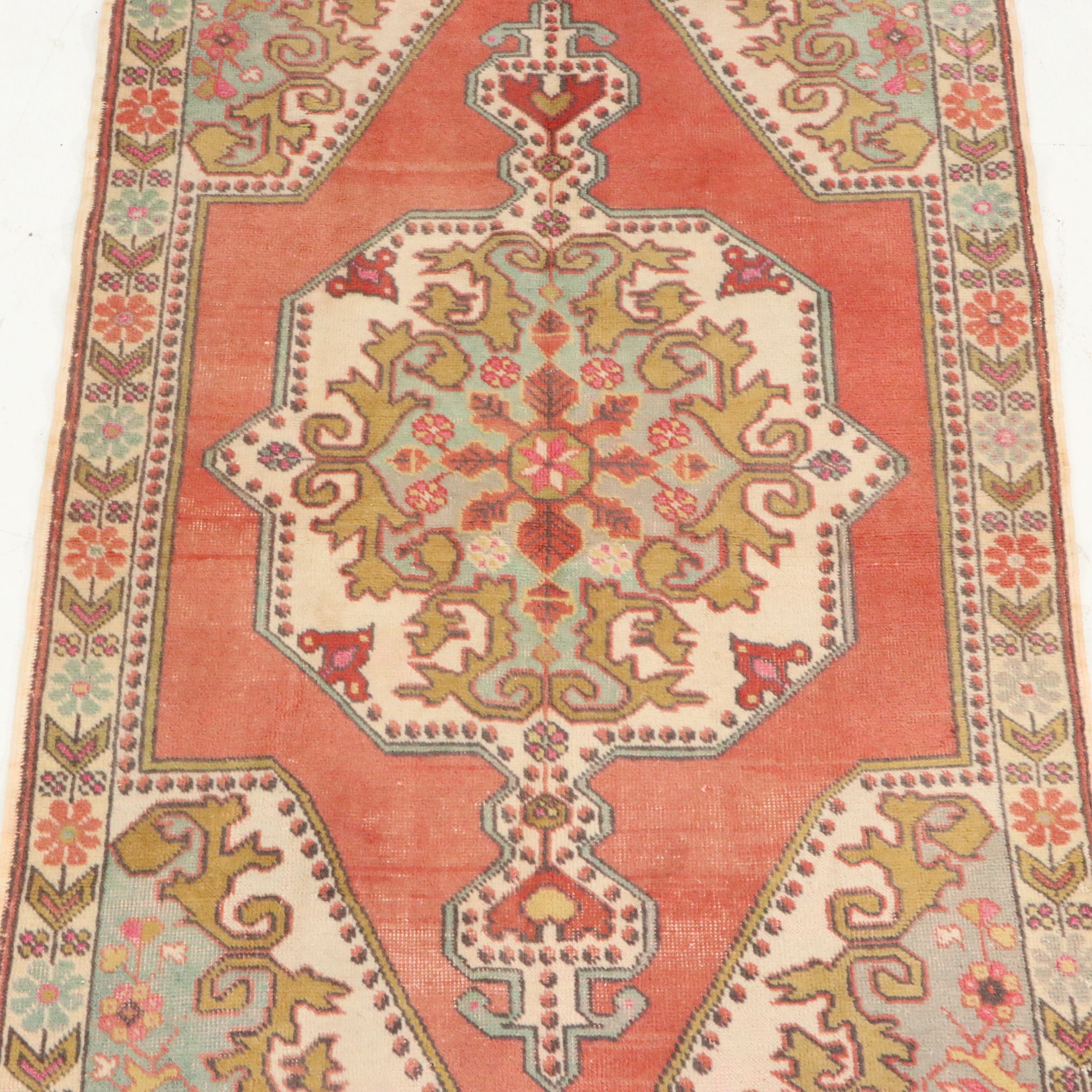4'9 x 7'10 Hand-Knotted Turkish Anatolian Area Rug