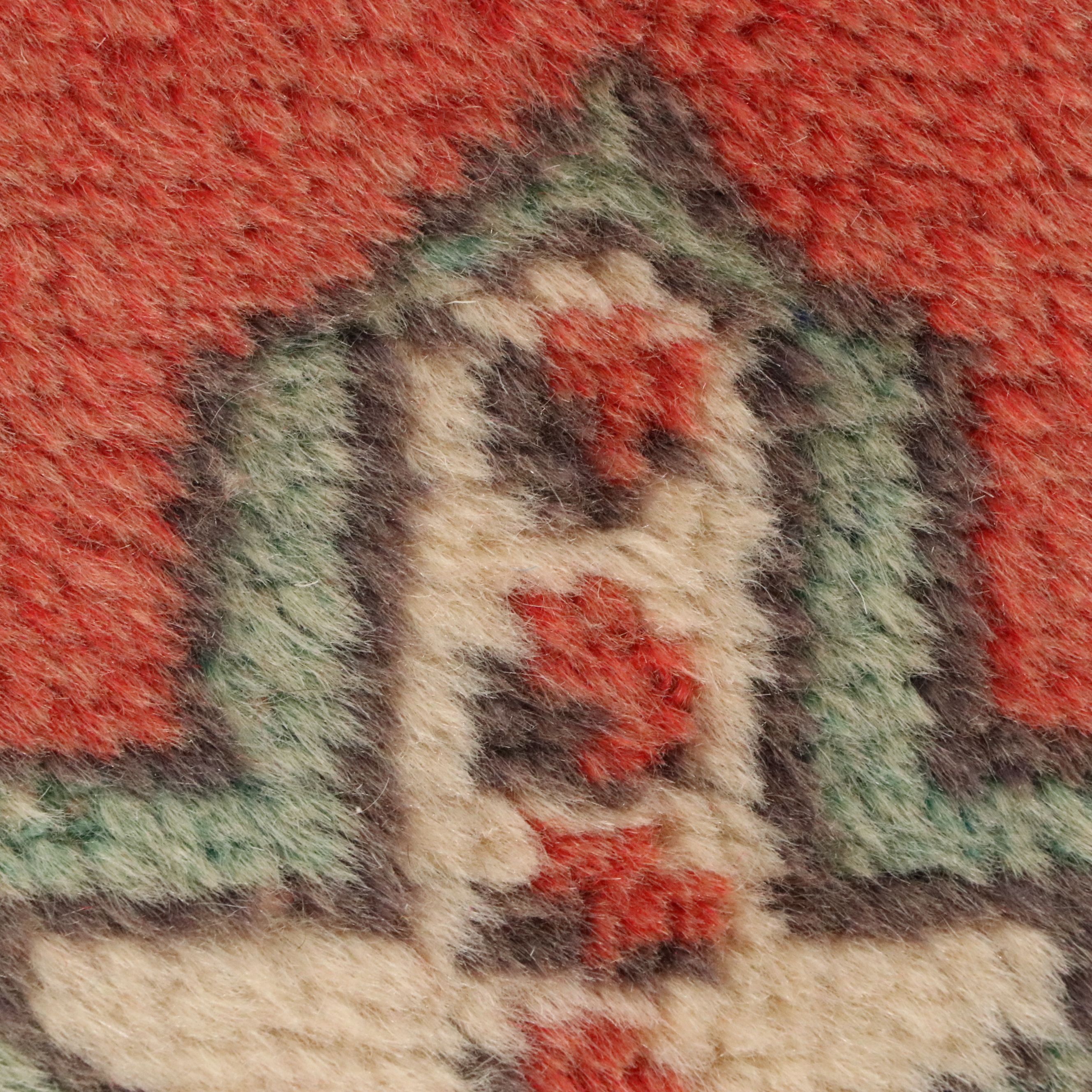 4'9 x 7'10 Hand-Knotted Turkish Anatolian Area Rug