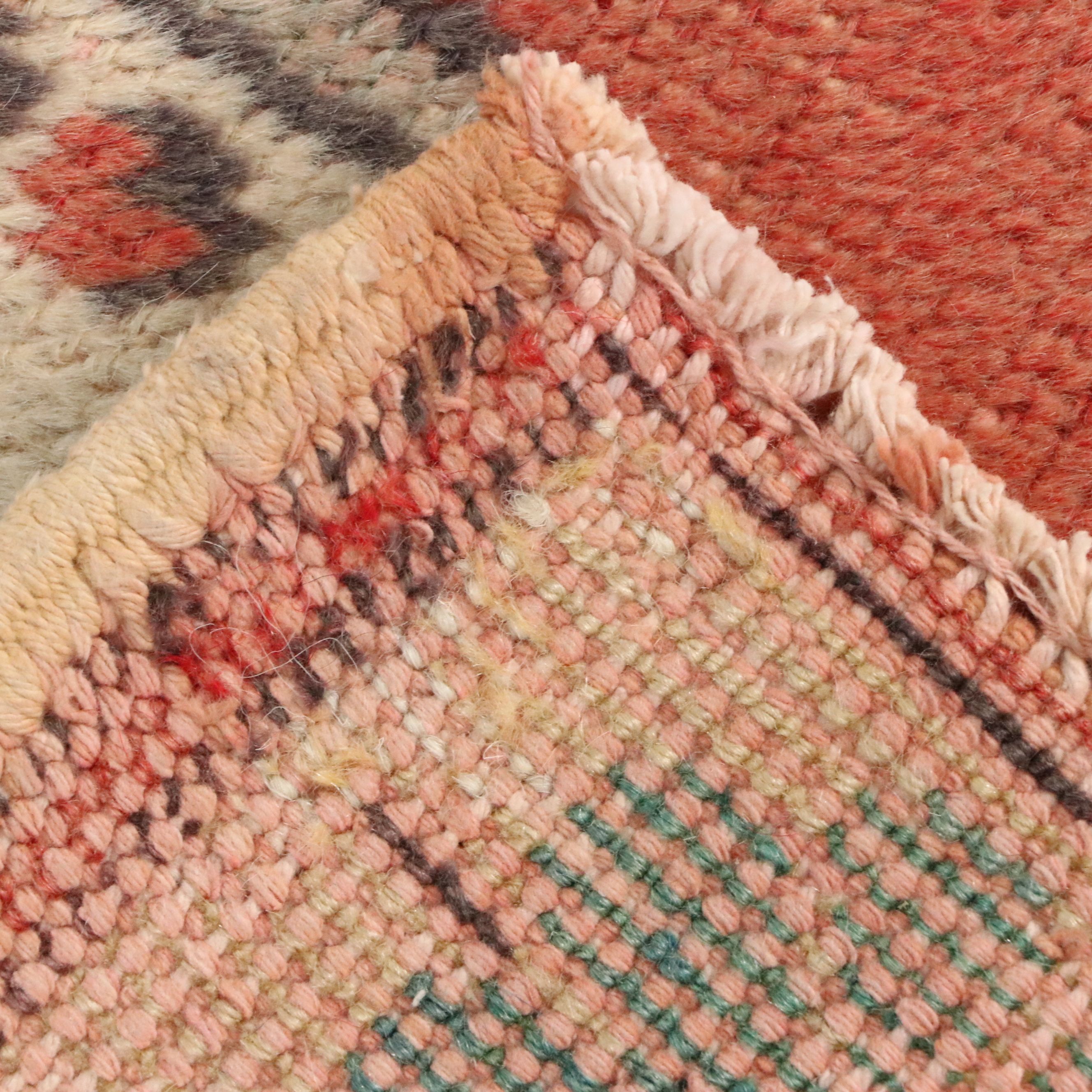 4'9 x 7'10 Hand-Knotted Turkish Anatolian Area Rug