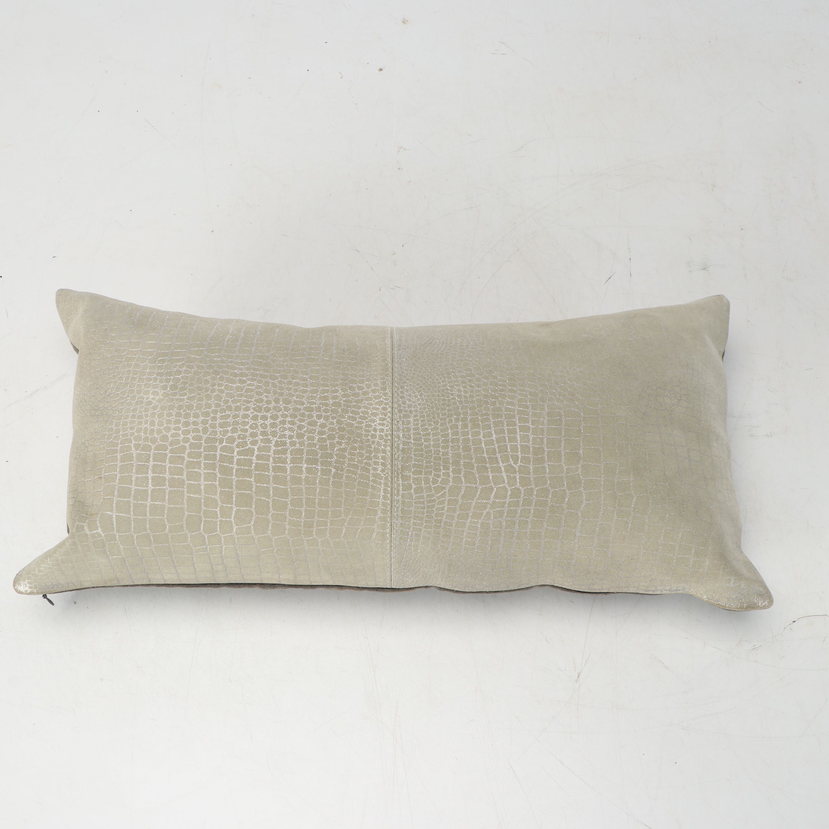 Faux Snakeskin Suede Pillow with More Decorative Throw Pillows and Covers