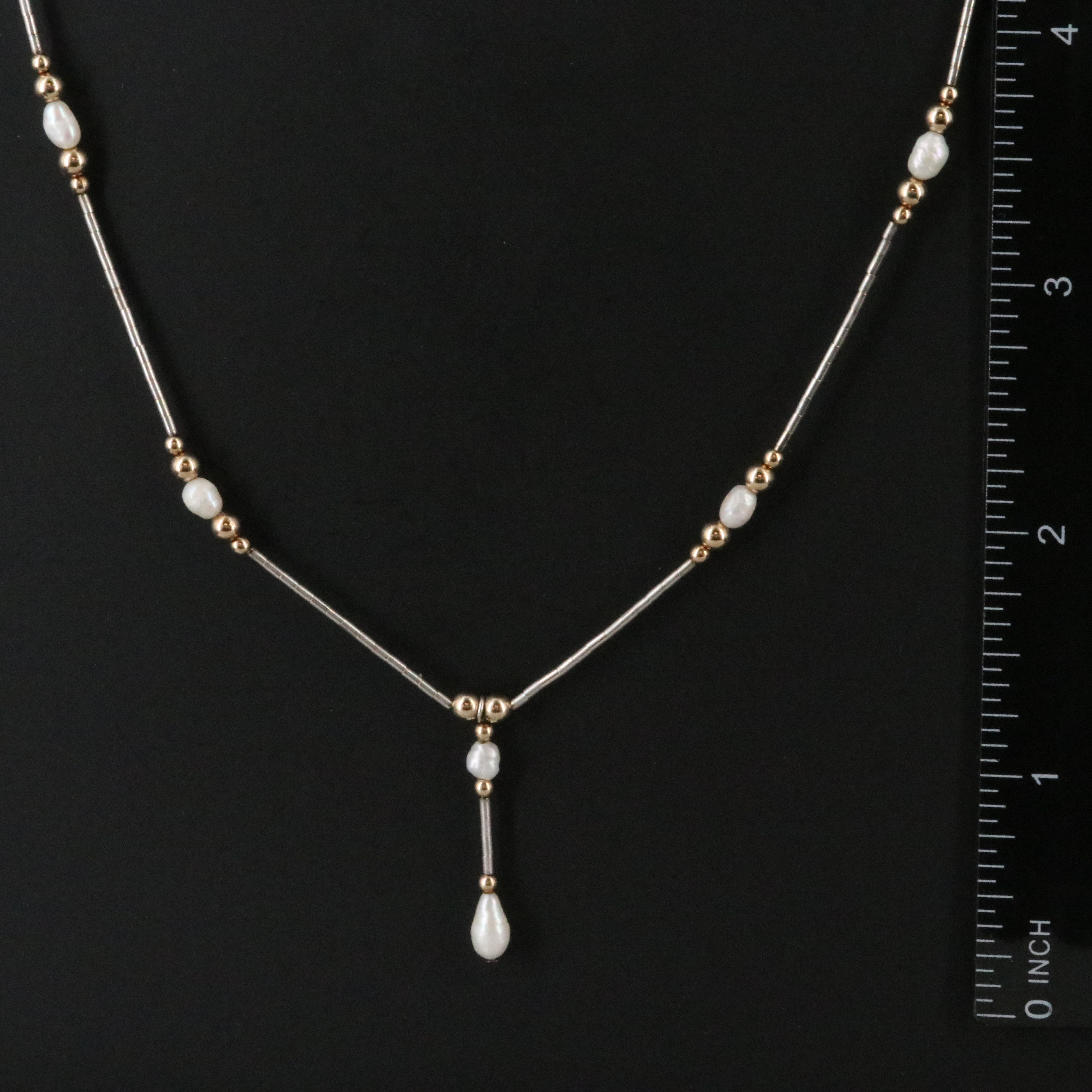 Sterling Pearl Necklace