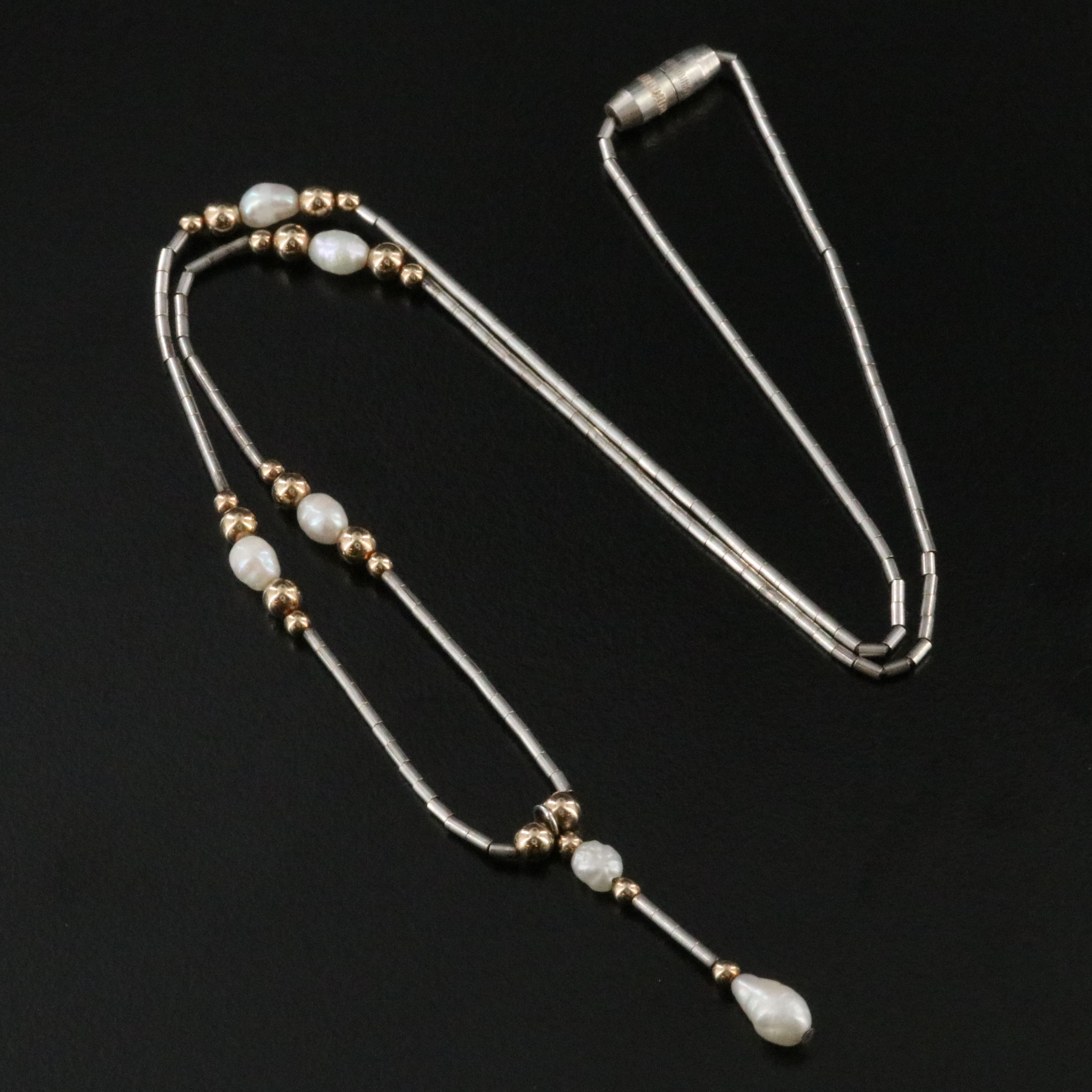 Sterling Pearl Necklace