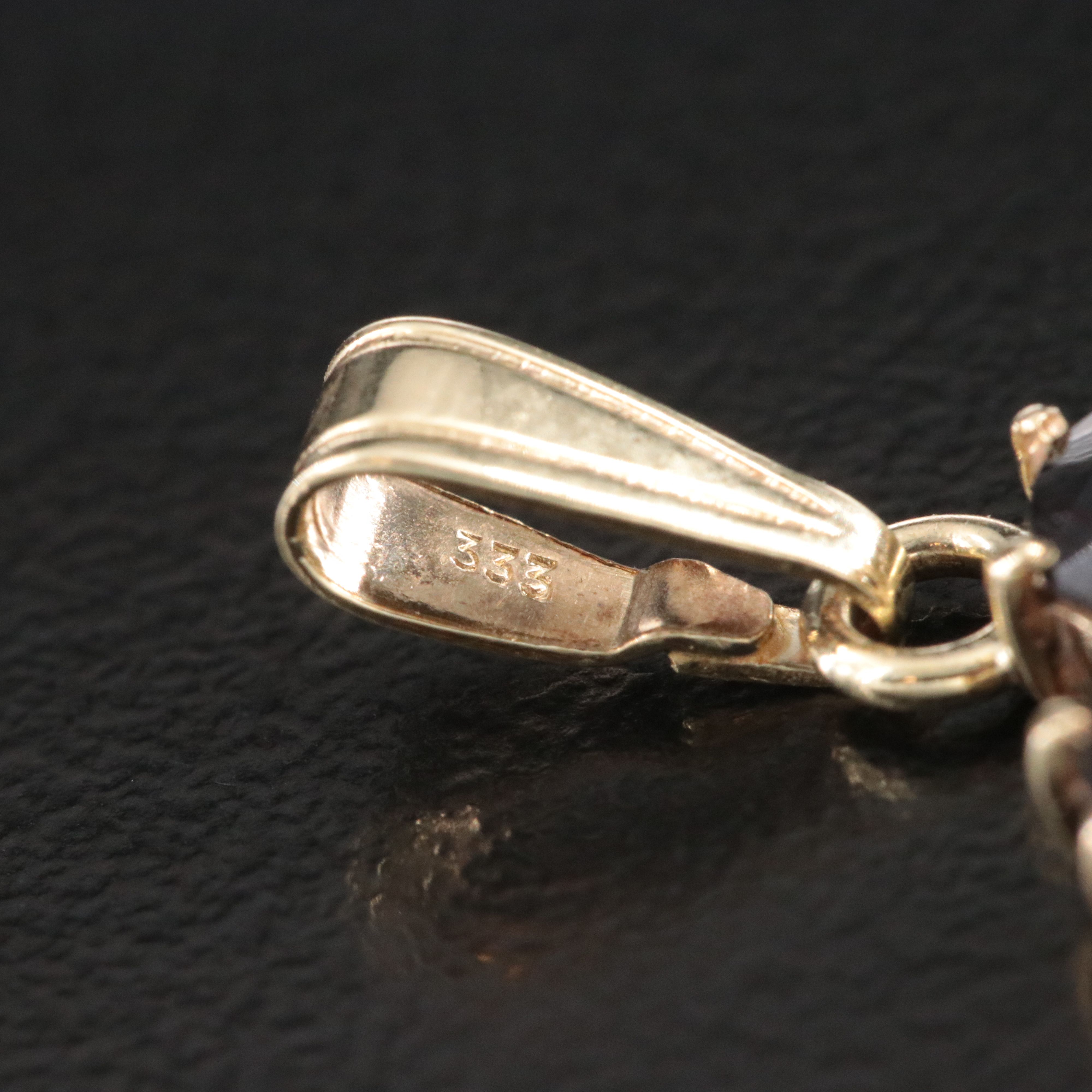 Vintage Bohemian Style Garnet Pendant