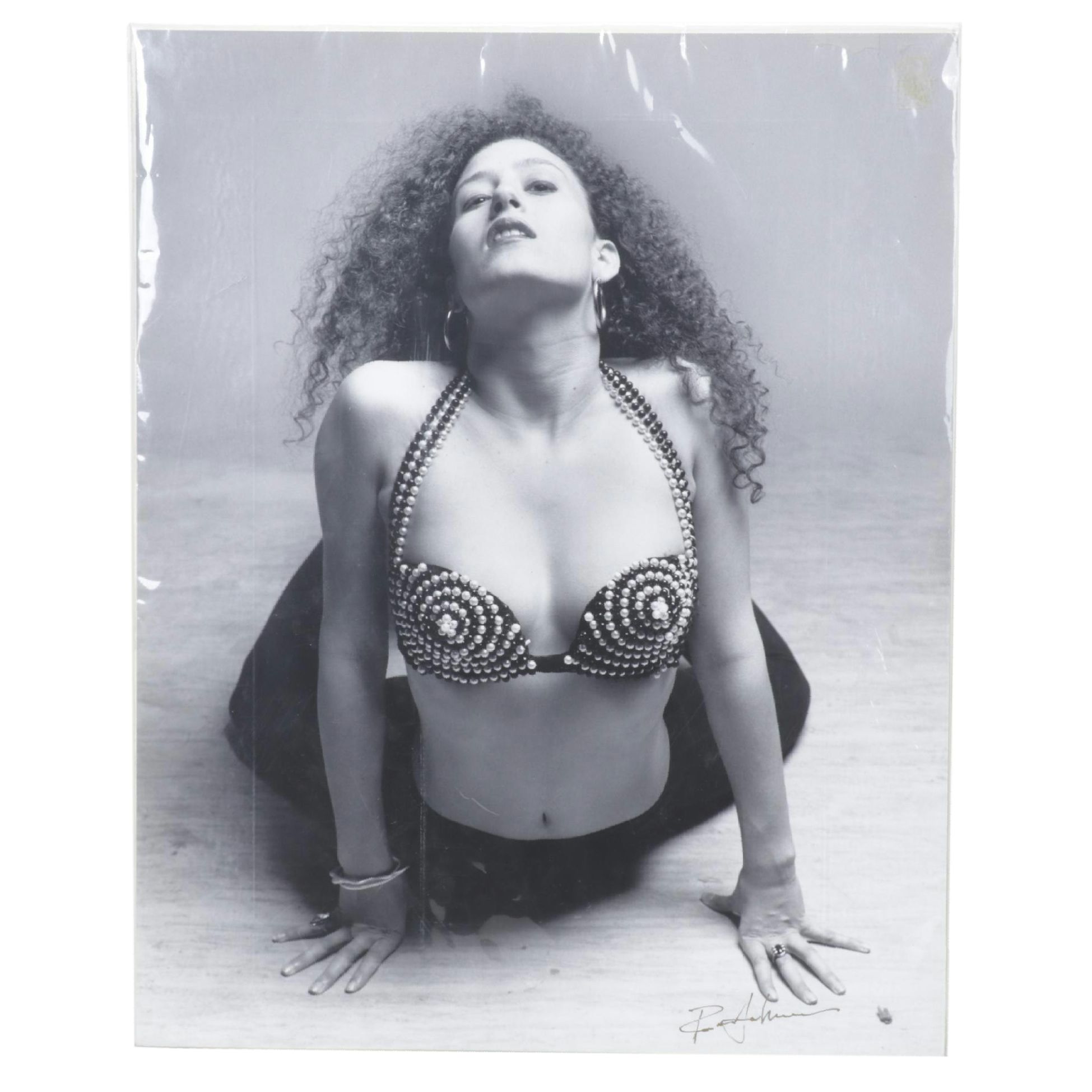 Signed Black & Money Giclée of Dancer