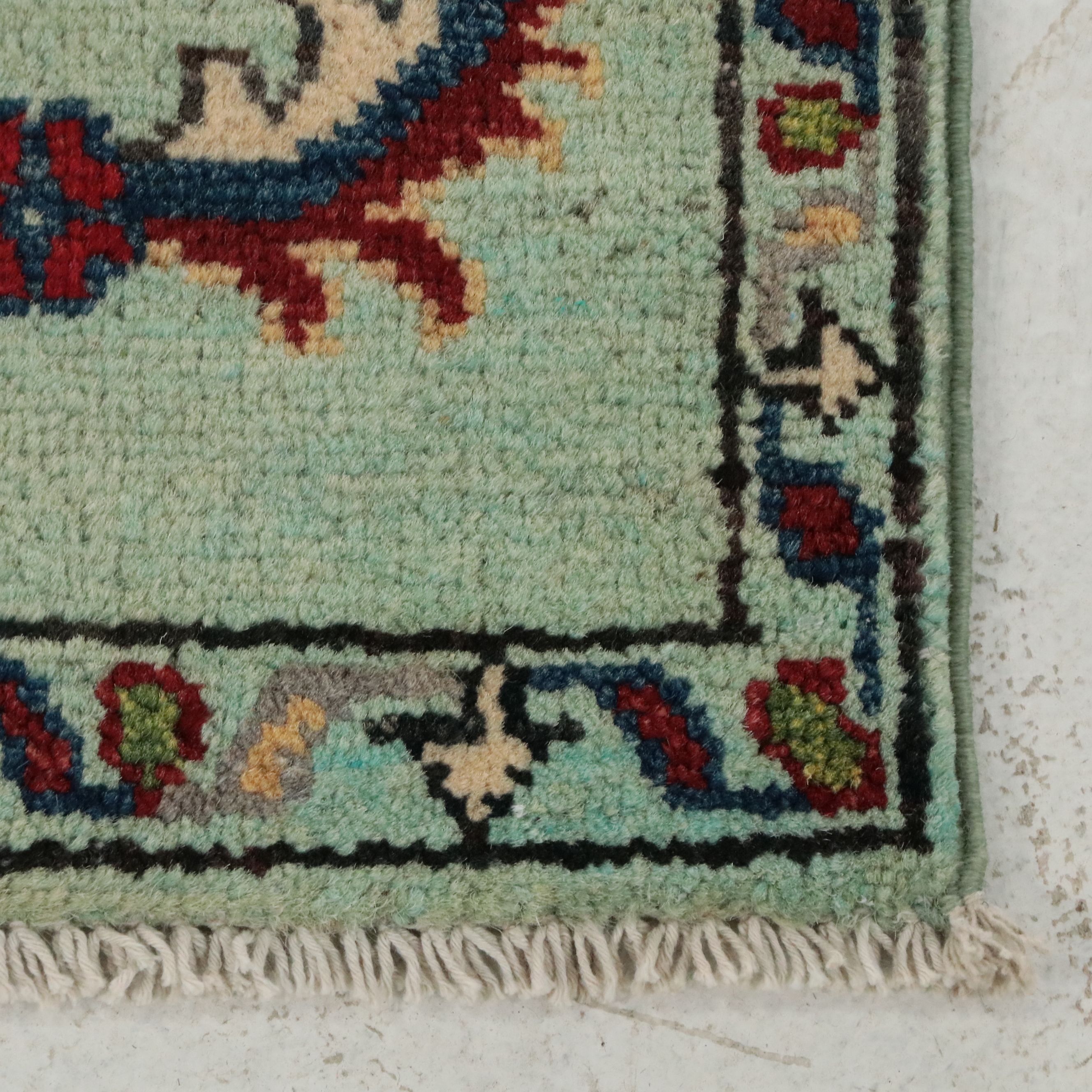 1'11 x 5'11 Hand-Knotted Turkish Oushak Style Carpet Runner