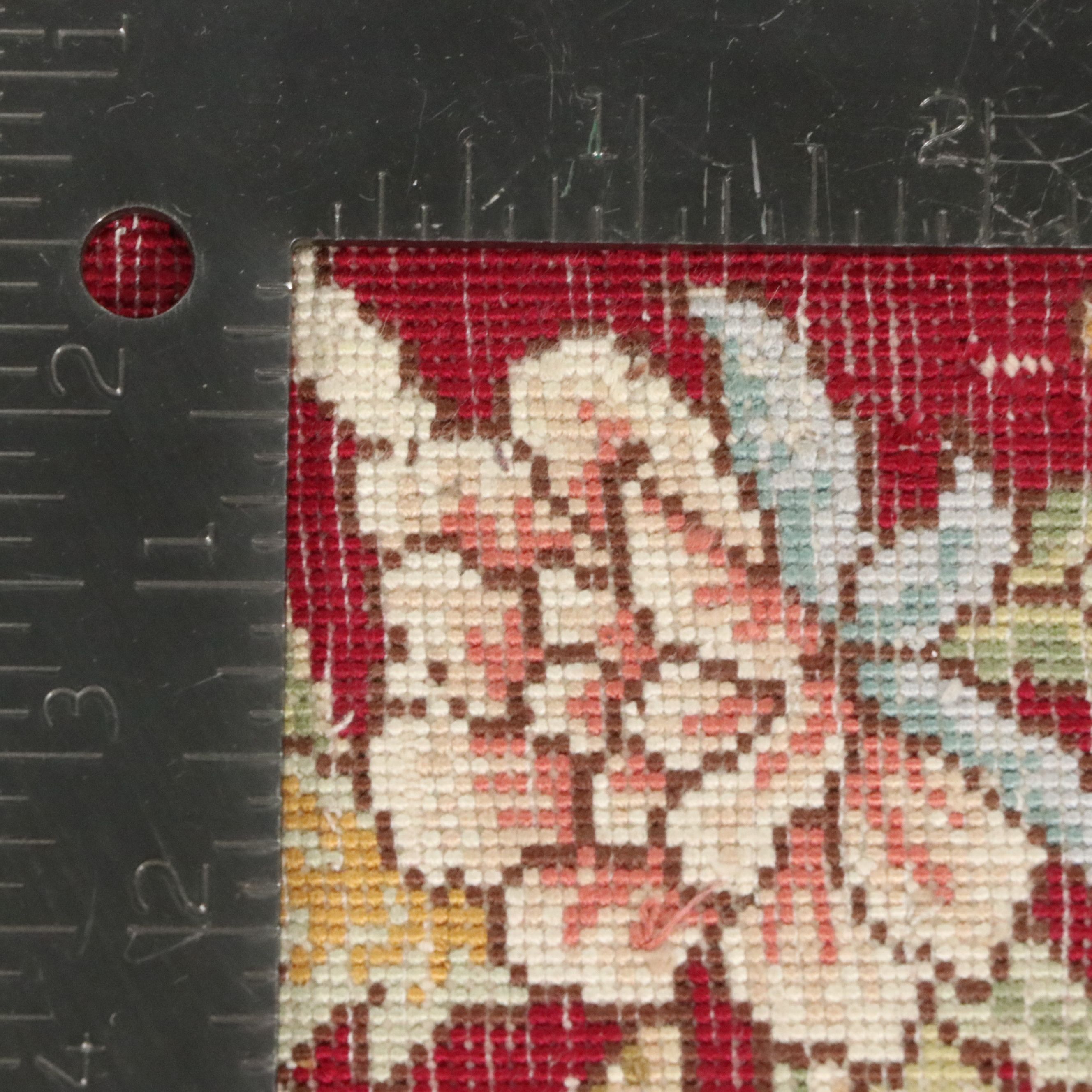 5'1 x 8'5 Hand-Knotted Signed Persian Qom Silk Area Rug