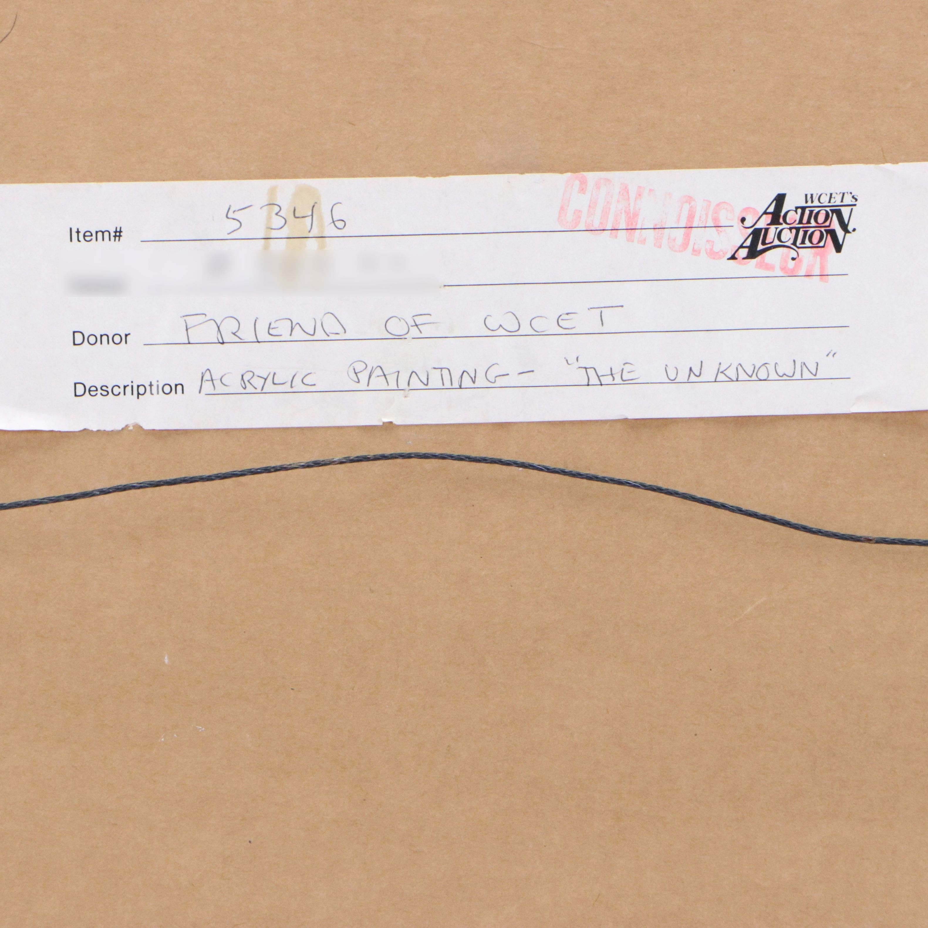 Mary Numrich Acrylic Painting "The Unknown," 1980