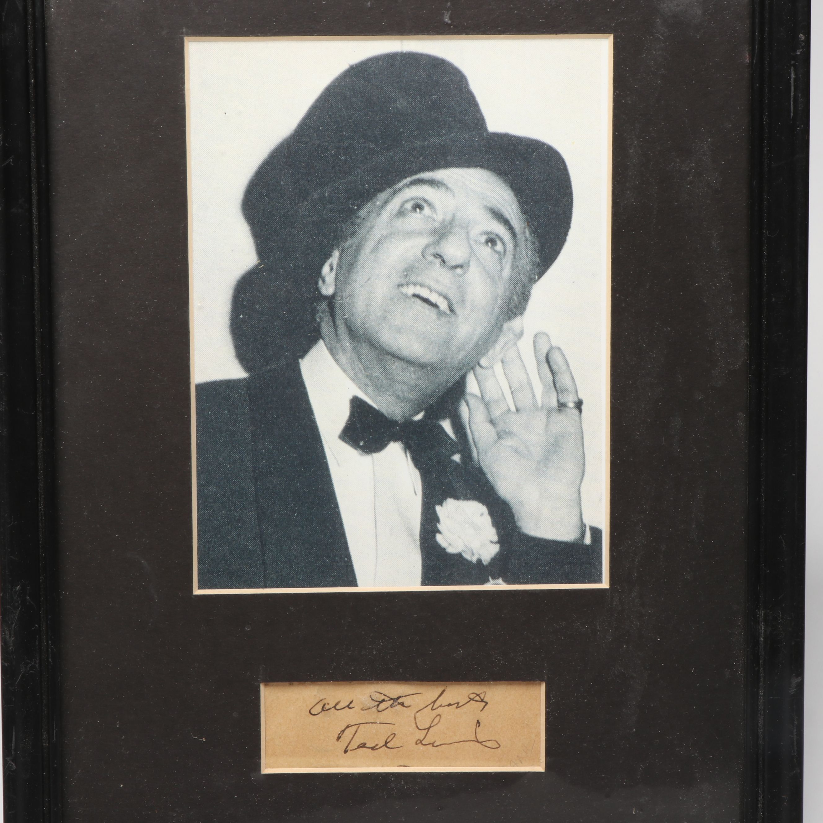 Robert Mitchum, Polly Bergen, Lowell Thomas and More Signed Prints and Letter